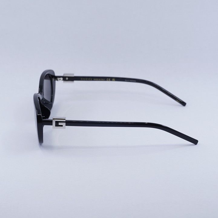Gucci Gucci GG1684SA 001 Sunglasses Black Oval Frame, Grey Lenses Size ONE SIZE - 9 Thumbnail