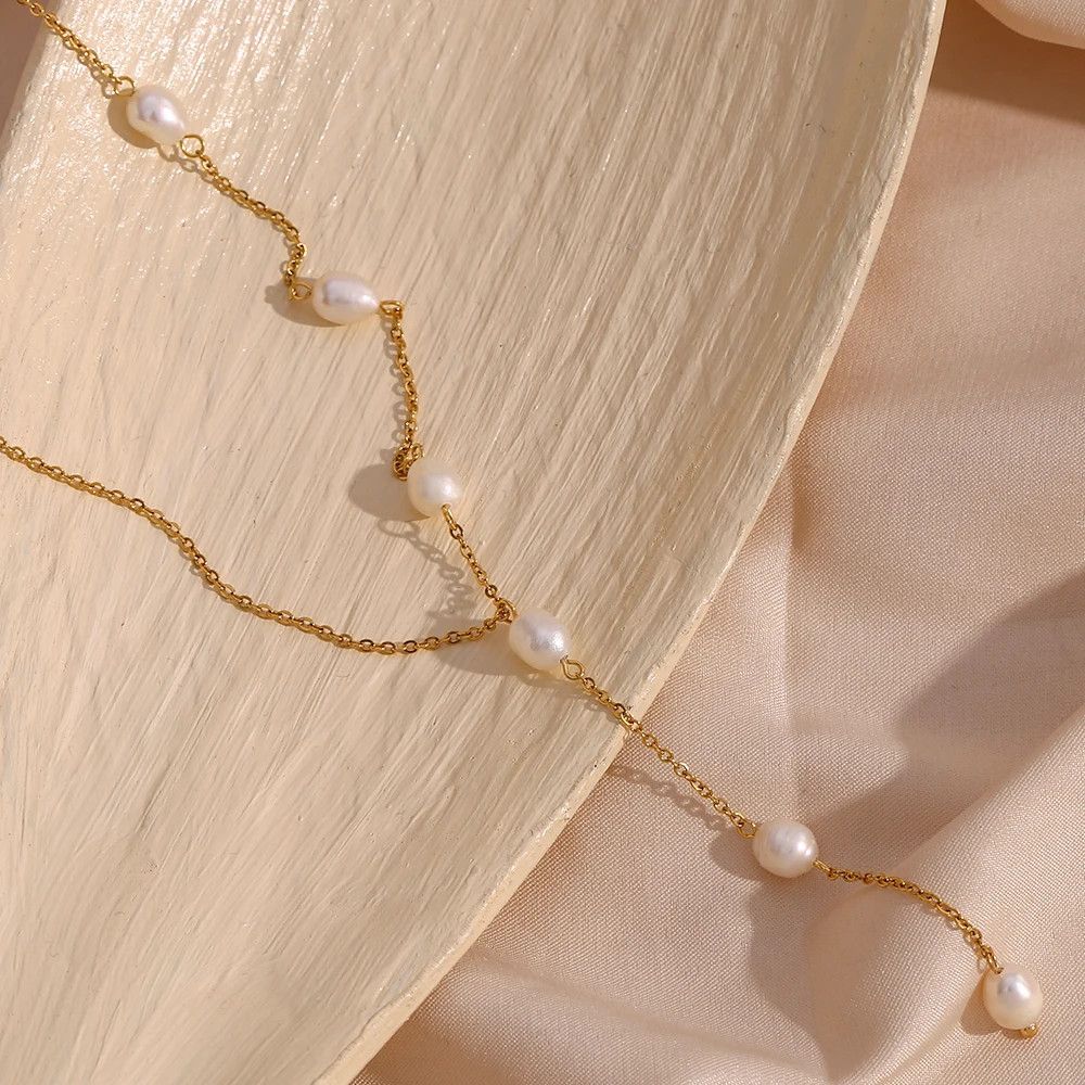 Jewelry × Vintage Freshwater Pearl Chain Necklace Size ONE SIZE - 4 Thumbnail