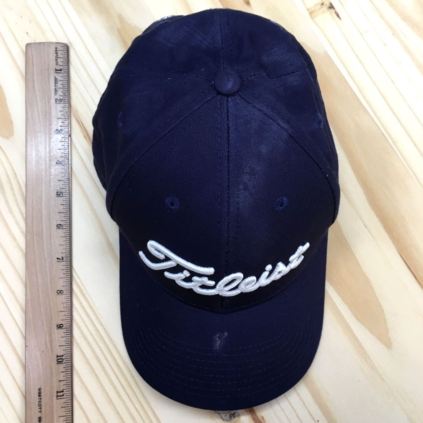 New Era New Era Hat Mens One Size Blue Titleist Baseball Cap Cotton Embroidered Logo Size ONE SIZE - 3 Thumbnail