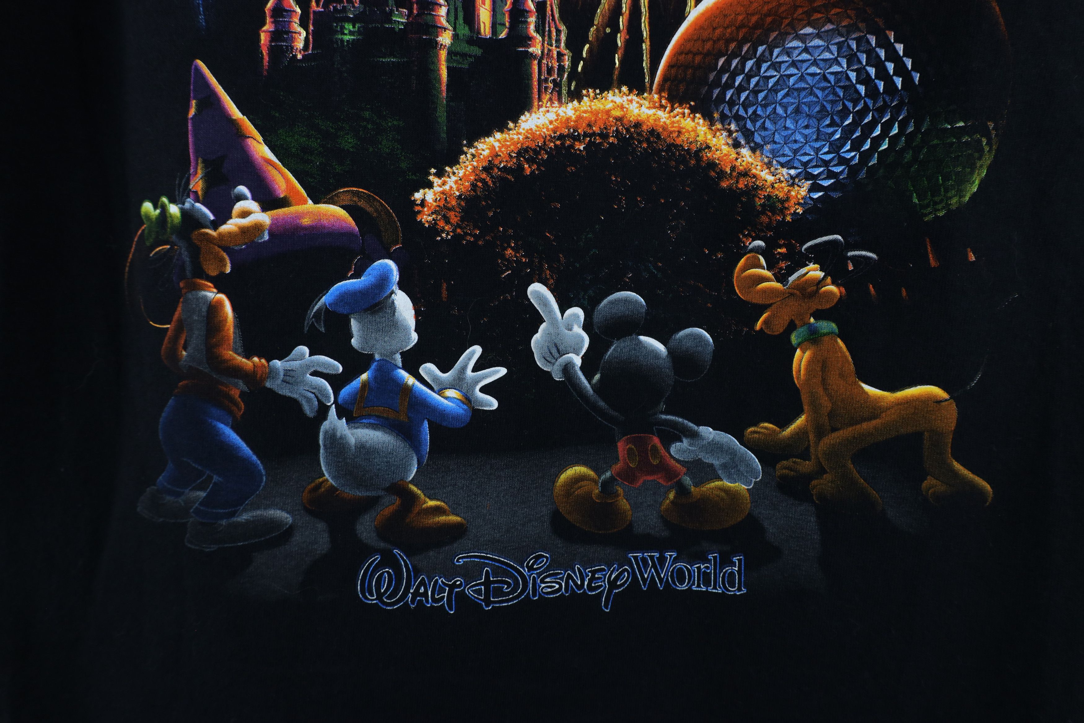 Disney × Vintage Vintage 90s Walt Disney World Out Fireworks T-Shirt Black Size US L / EU 52-54 / 3 - 6 Thumbnail