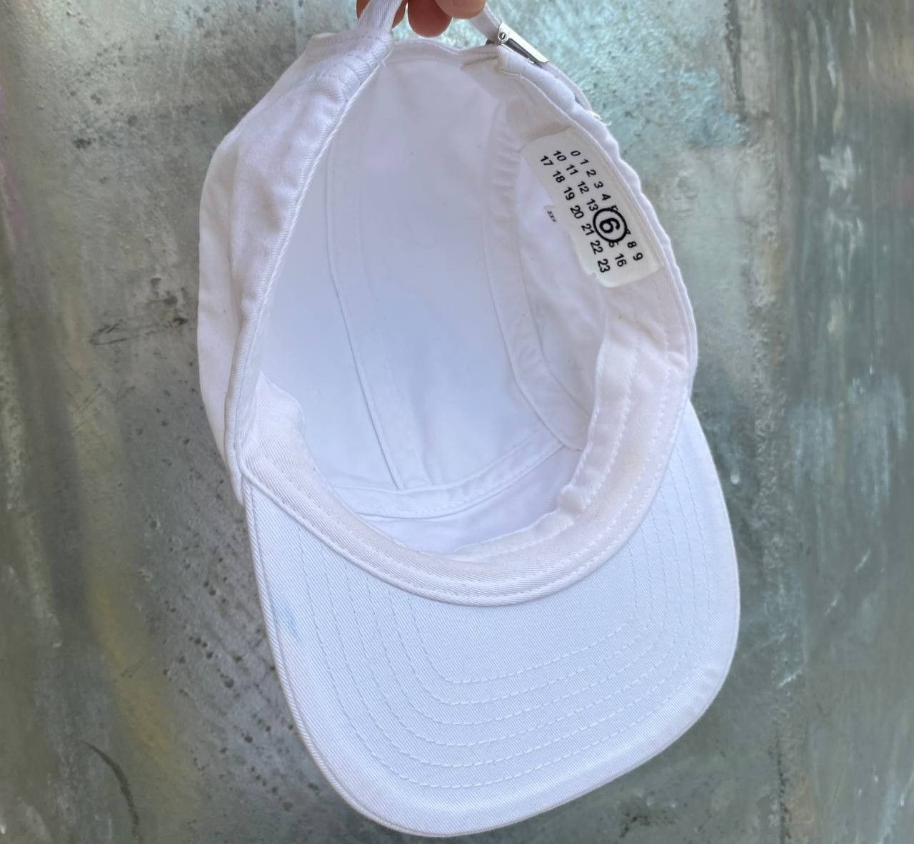MM6 Maison Margiela MM6 - Numeric Logo Baseball Hat Size ONE SIZE - 4 Thumbnail