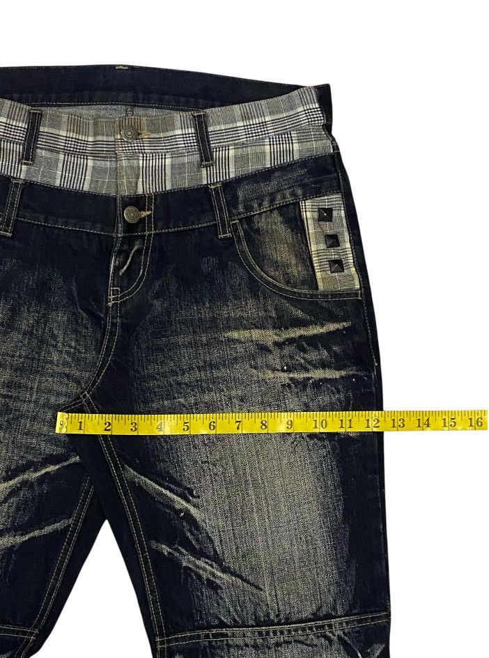 PPFM PPFM Double Waist Mud Wash Denim Pants Size US 32 / EU 48 - 19 Thumbnail