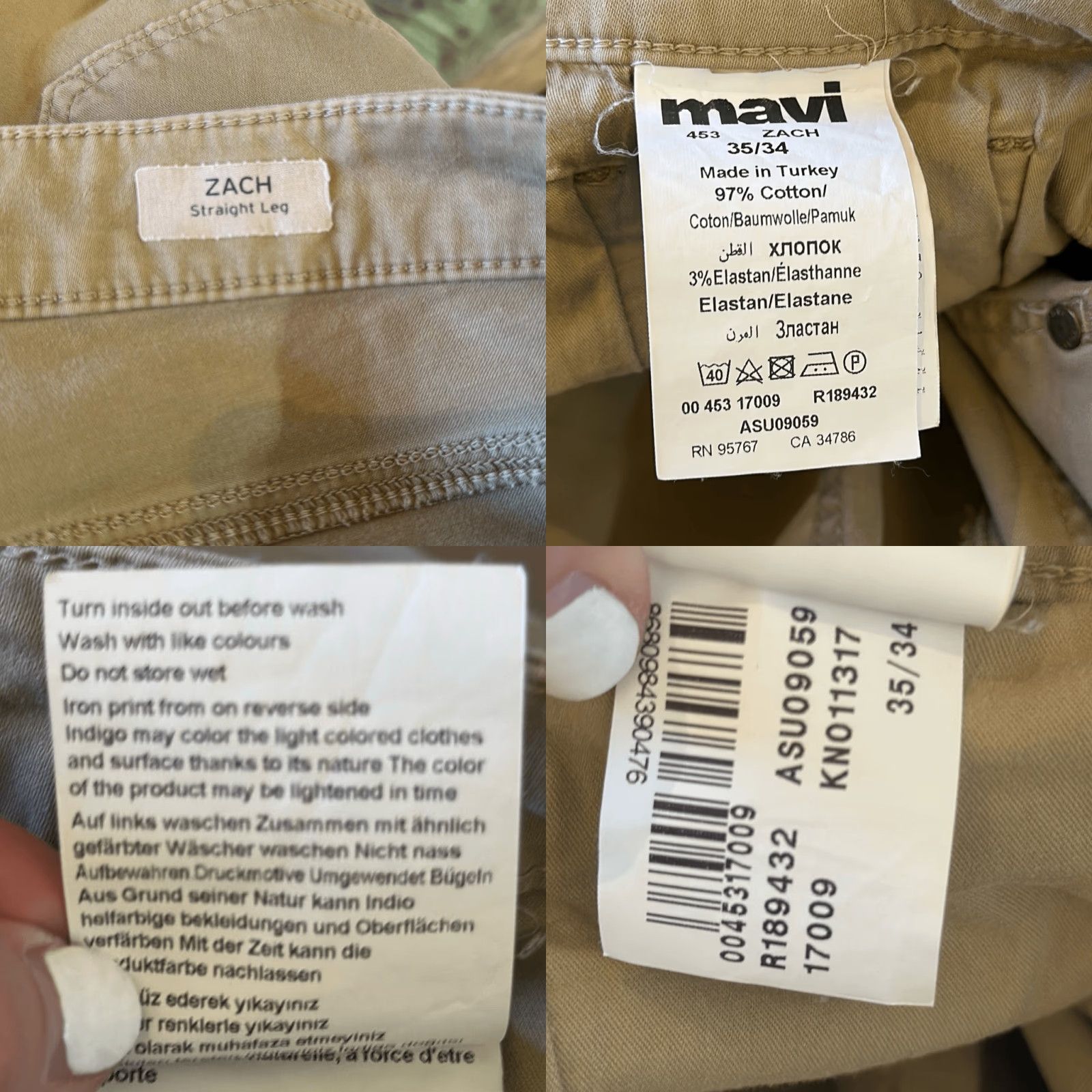 Vintage **MAVI Men's Size 35 Khaki Stretch Chino Pants** User: MAVI Men's Size 35 Khaki Stretch Chino Pants Size US 35 - 8 Thumbnail