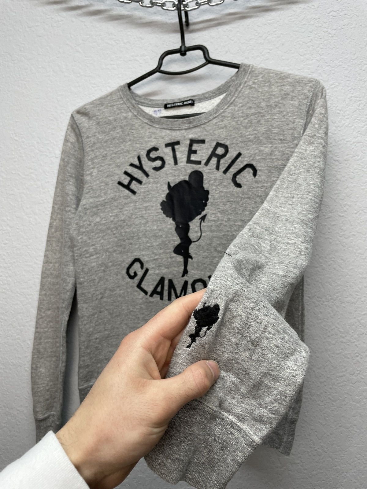 Hysteric Glamour Vintage Y2K Hysteric Glamour Japanese Sweatshirt Wish me Luc Size S / US 4 / IT 40 - 3 Thumbnail