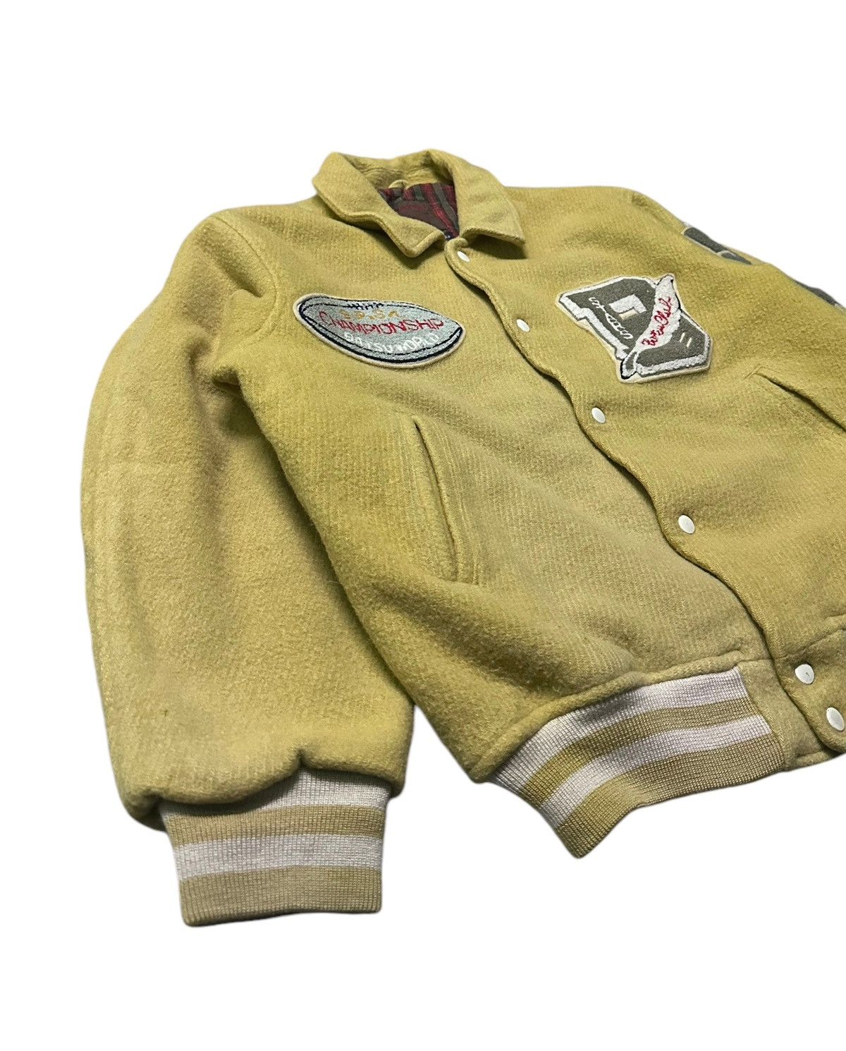 Vintage Men’s Bat-su championship football wool varsity jacket Size US M / EU 48-50 / 2 - 7 Thumbnail