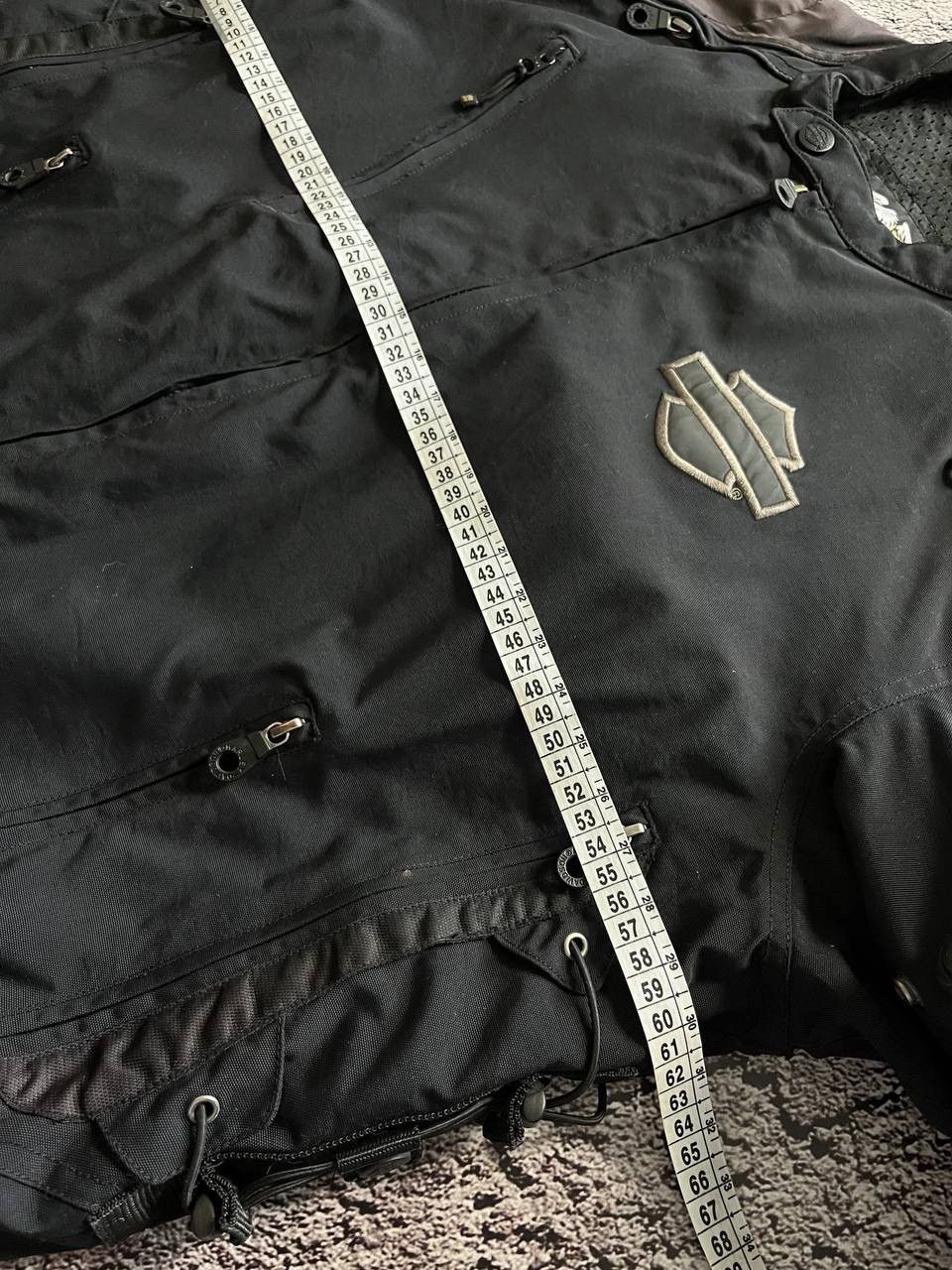 Harley Davidson × Vintage Herley Davidson Jacket Men's Black Gray Armor Reflective Size US XL / EU 56 / 4 - 13 Thumbnail