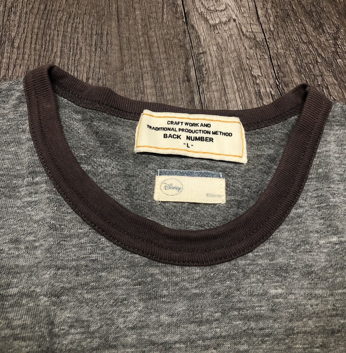 Disney × Japanese Brand Vintage Back Number x Disney x Mickey Long Sleeve Tee Shirt Size US M / EU 48-50 / 2 - 18 Thumbnail