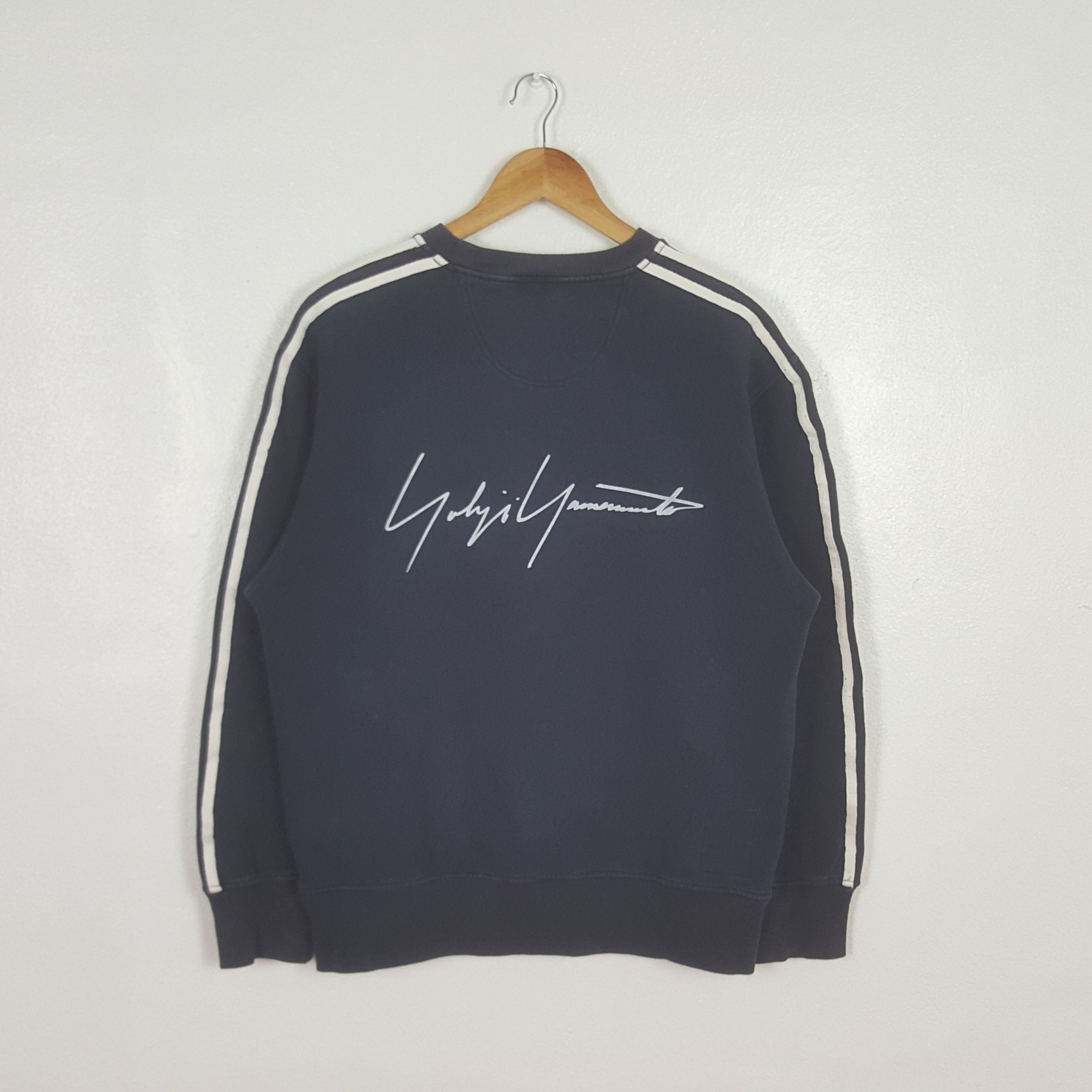 Adidas Vintage Adidas X Yohji Yamamoto Custom Sweatshirt C305N20 Size US M / EU 48-50 / 2 - 1 Thumbnail