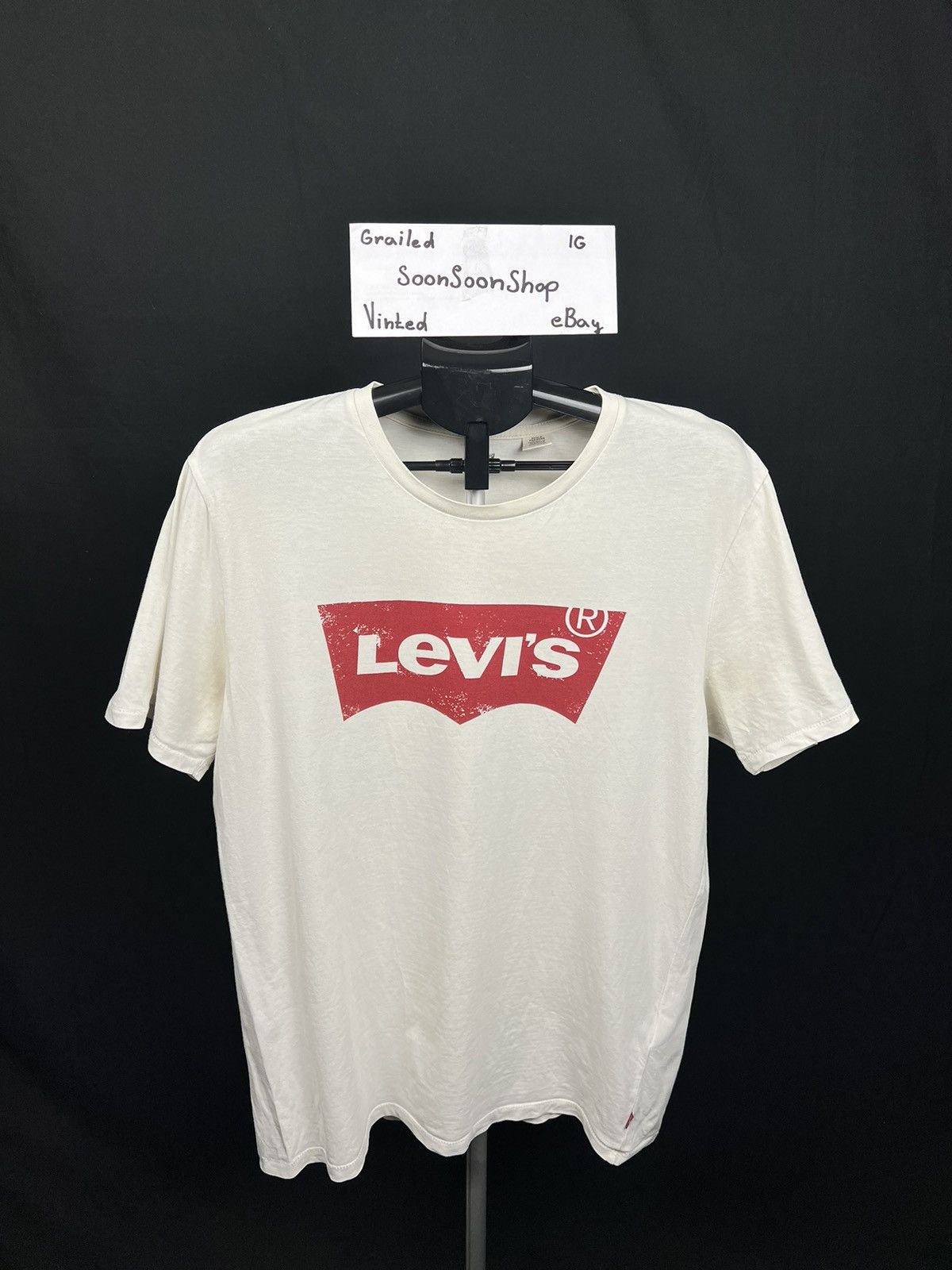 Levi's Levis big logo t-shirt tee Size US L / EU 52-54 / 3 - 2 Thumbnail