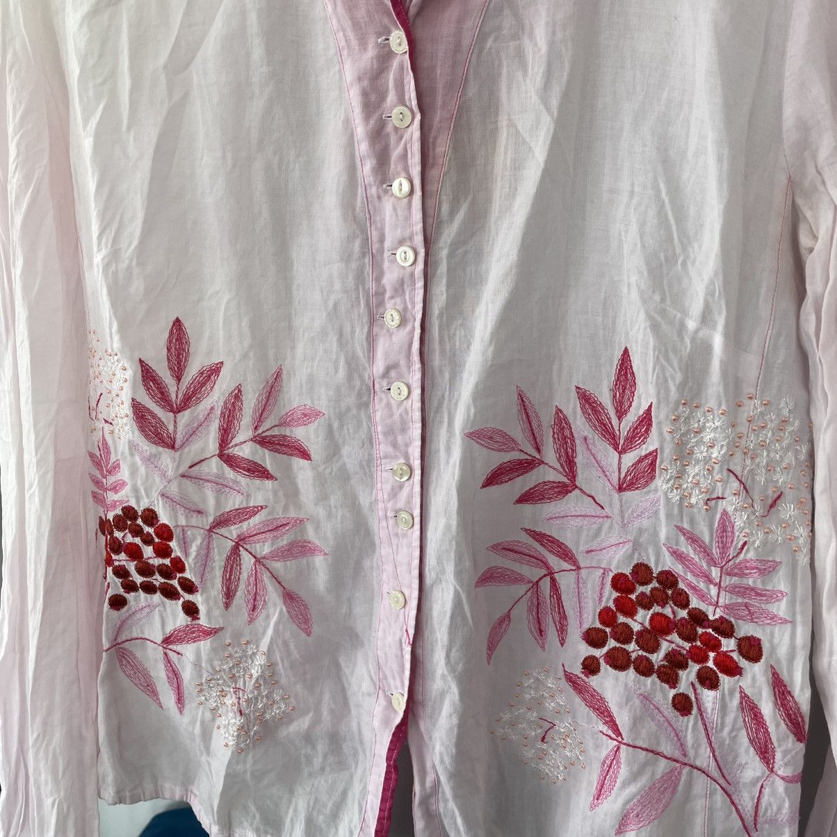 Marithe + Francois Girbaud × Vintage Vintage Le Jean De Marithe Francois Girbaut Blouses Size M / US 6-8 / IT 42-44 - 8 Thumbnail