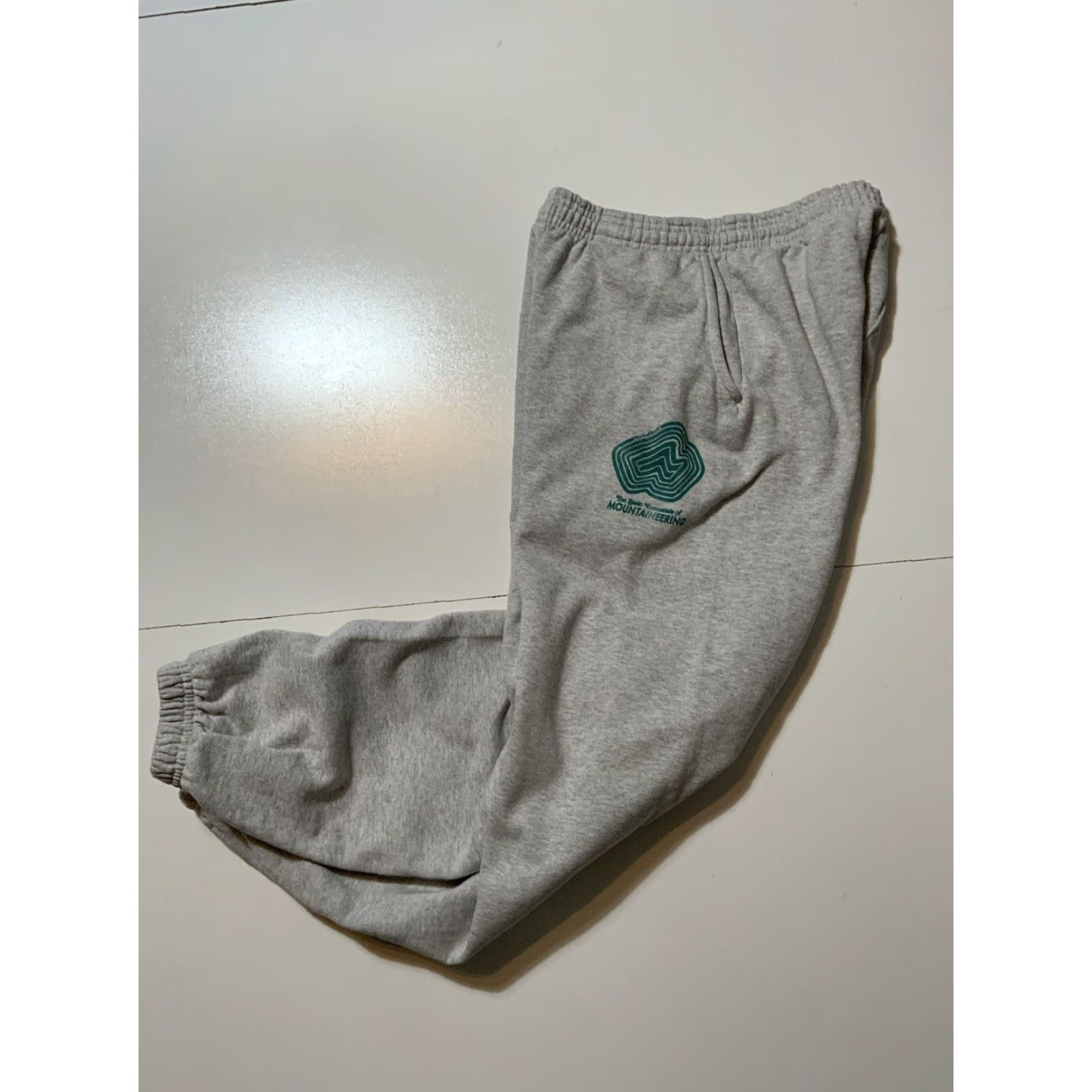 Essentials Nice As Heck The Basic Essentials Of Mountaineering Grey Jogger Sweatpants Sz. S Sweatpants Mens Small Gray Regular Pants Size US 29 - 3 Thumbnail