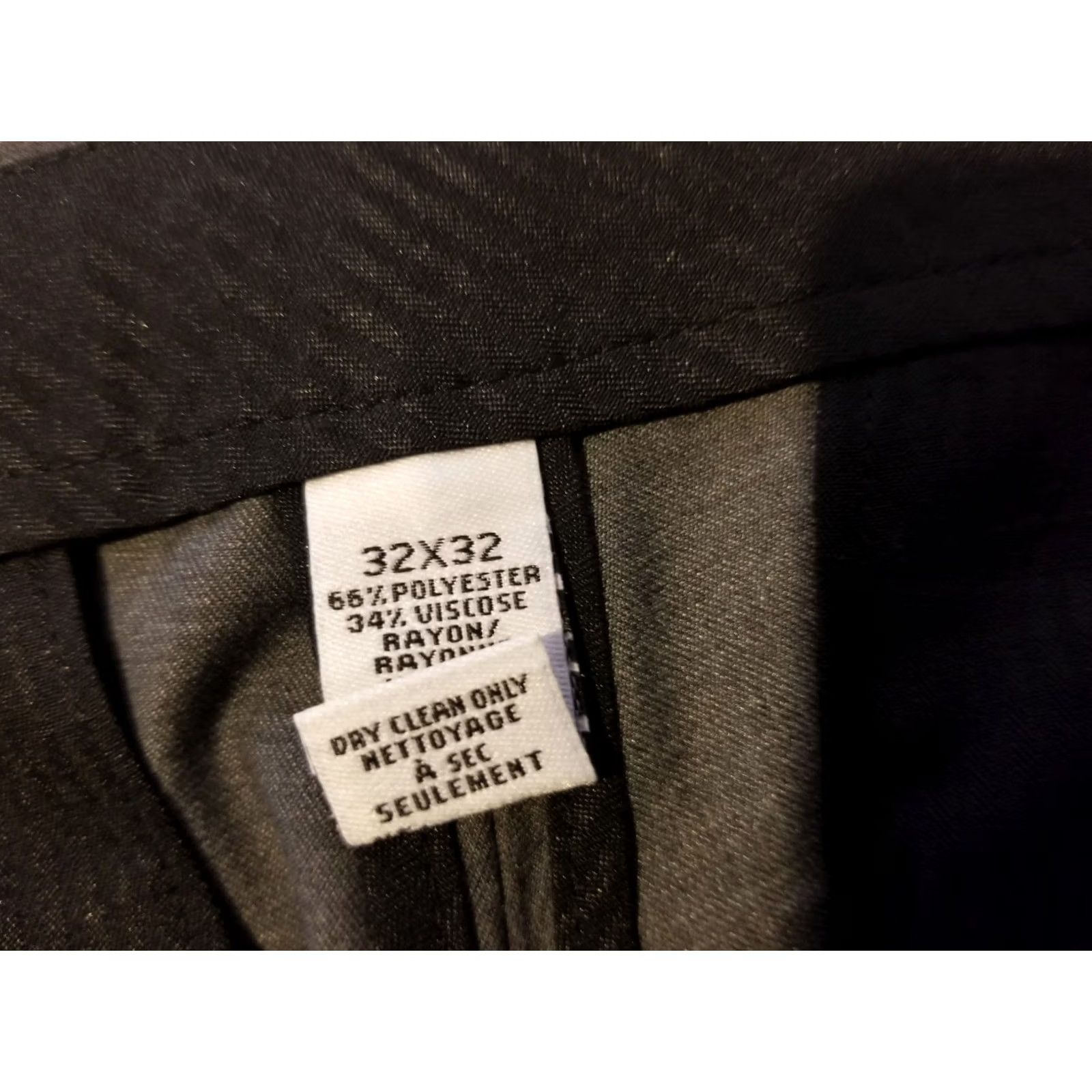 Calvin Klein Calvin Klein Mens Pants - Slim Fit Gray 32x32 Size US 32 / EU 48 - 3 Thumbnail