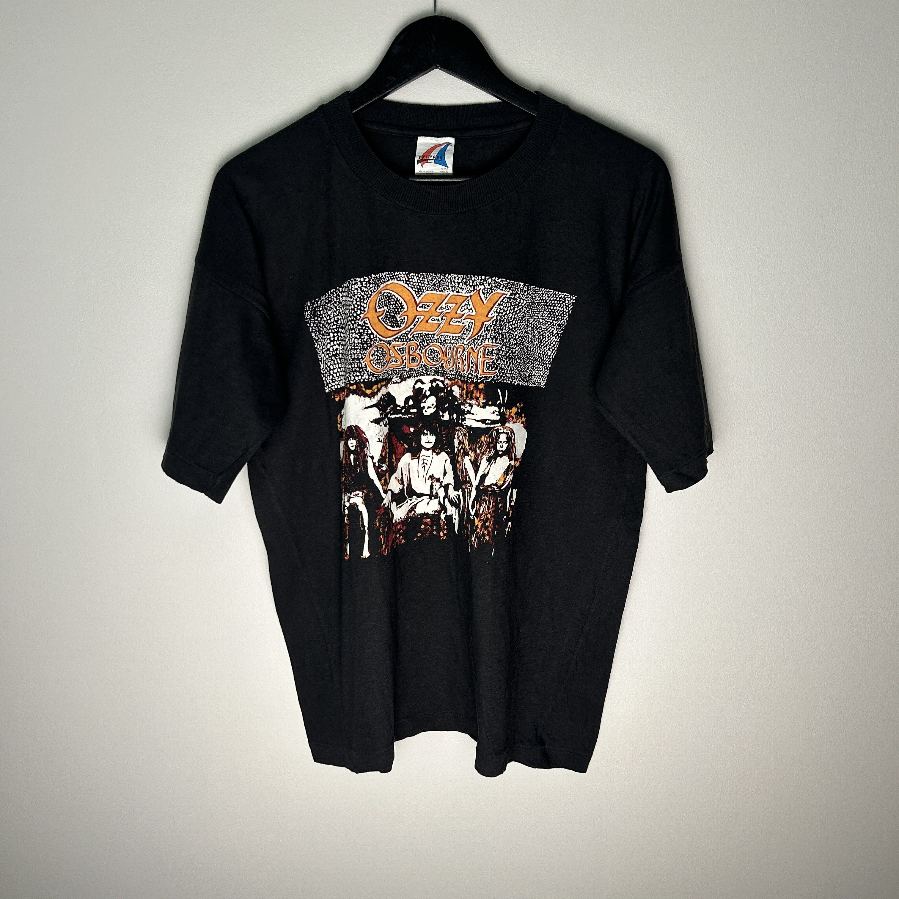 Band Tees Vintage Ozzy Osbourne 80’s Band T-shirt Size US XL / EU 56 / 4 - 1 Thumbnail