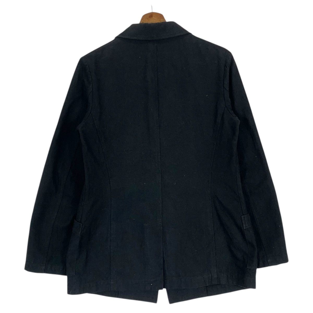 Yohji Yamamoto Vintage Yohji Yamamoto Noir Cotton Blazer Jacket Size US S / EU 44-46 / 1 - 11 Thumbnail