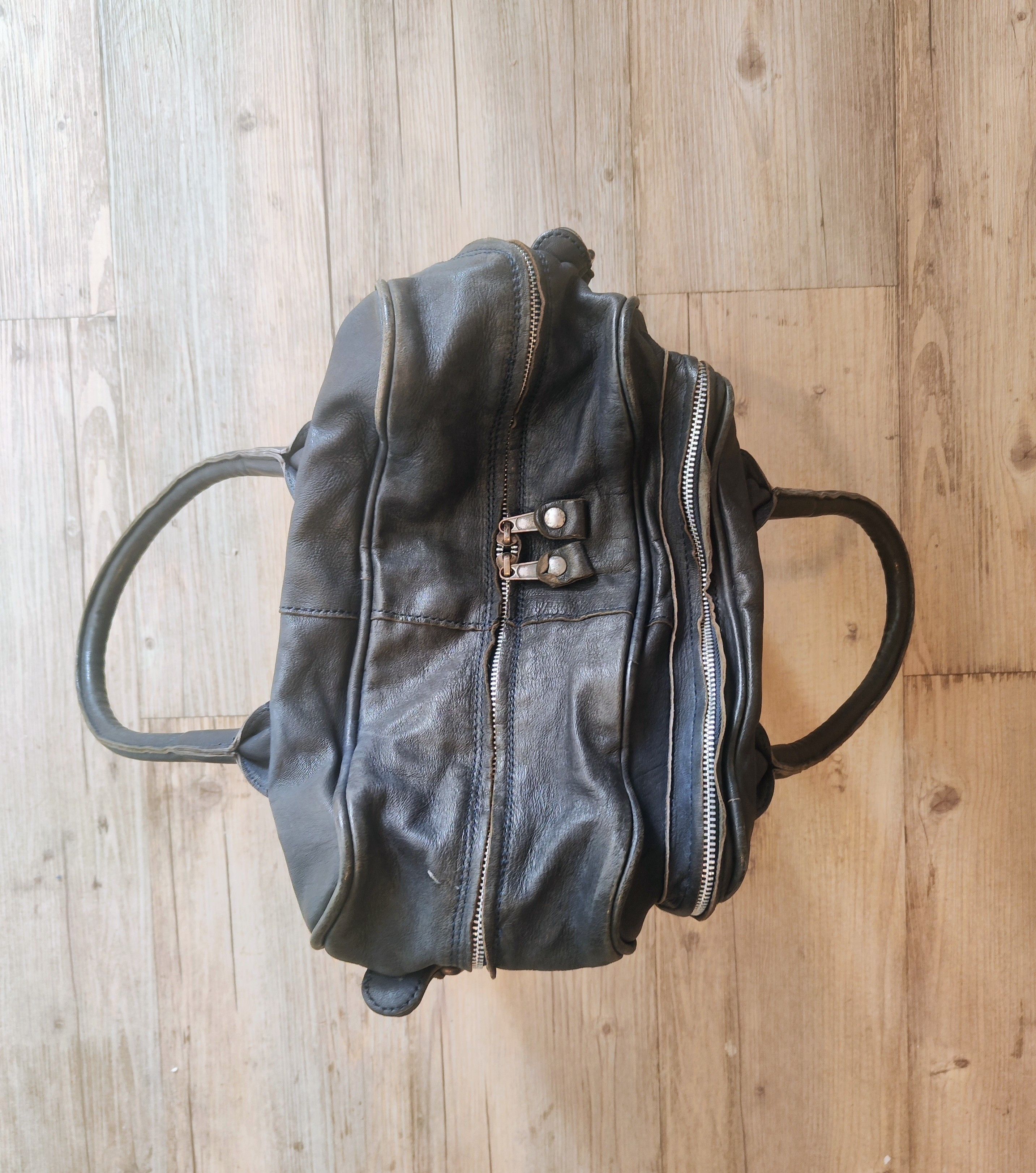 Guidi Corsia washed leather bag.Like A1923 or Attachment bags Size ONE SIZE - 3 Thumbnail