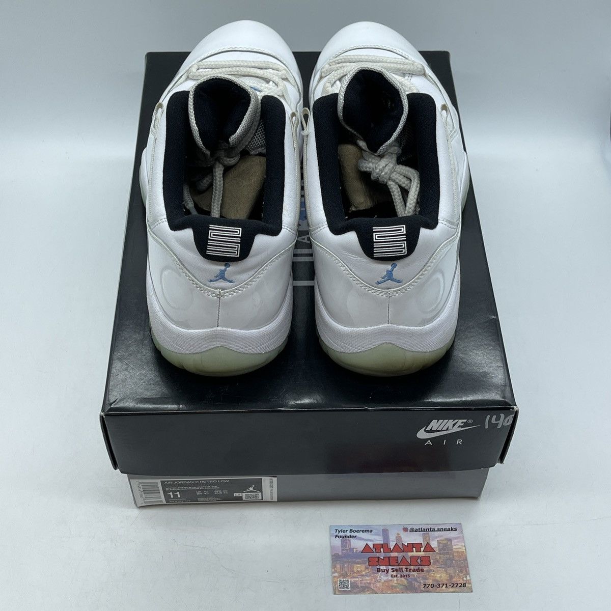 Jordan Brand Air Jordan 11 low legend blue Size US 11 / EU 44 - 6 Thumbnail