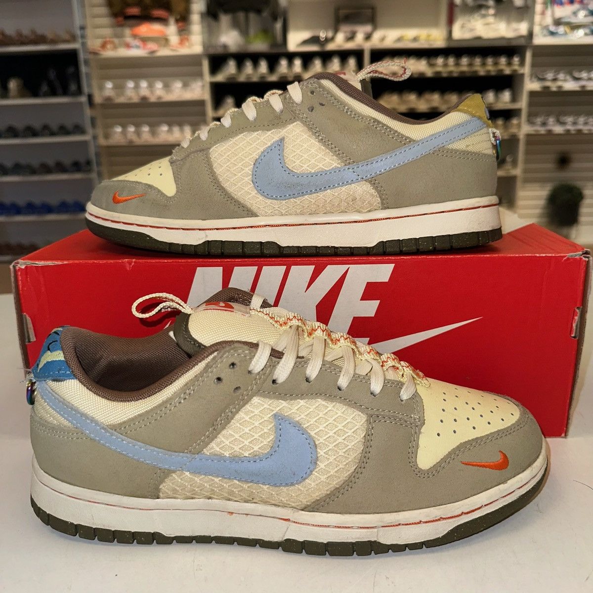 Nike Size 8.5 - Nike Dunk Low Cartoon Size US 8.5 / EU 41-42 - 1 Thumbnail