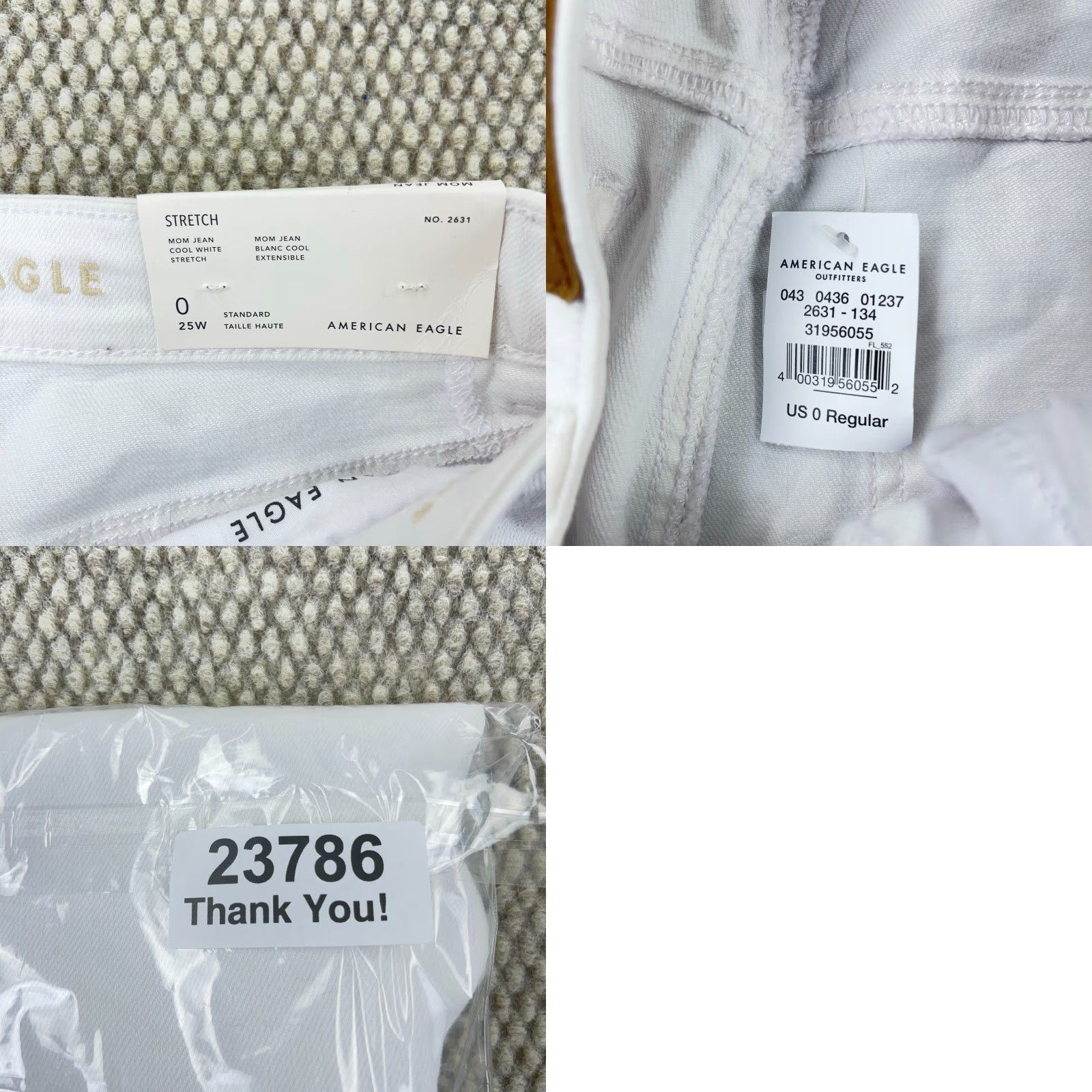 American Eagle Outfitters American Eagle Outfitters Mom Jeans Women 0 Cool White High Rise Denim Baggy Loose 25x27 Size 0 Color White 80s 90s Grunge Retro Mom Womens Jeans Size 25" / US 0 / IT 36 - 9 Thumbnail