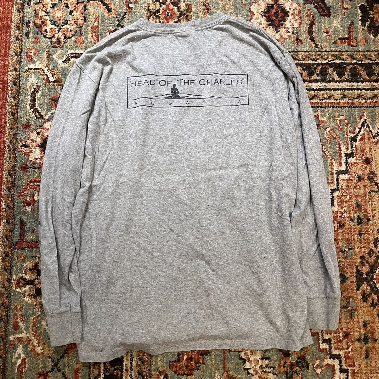 Polo Ralph Lauren × Vintage Polo Sport Ralph Lauren Rowing Charles Spell out Shirt Size US M / EU 48-50 / 2 - 7 Thumbnail