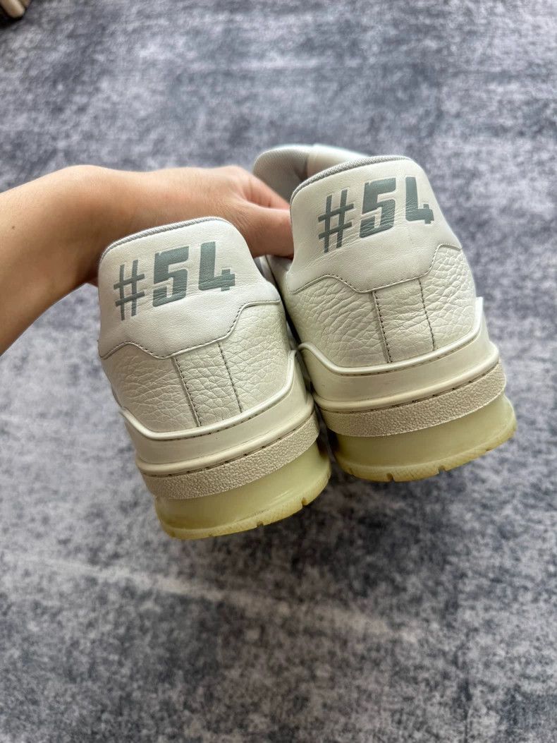 Louis Vuitton Louis Vuitton White Cement Trainer shoes Size US 10.5 / EU 43-44 - 6 Thumbnail