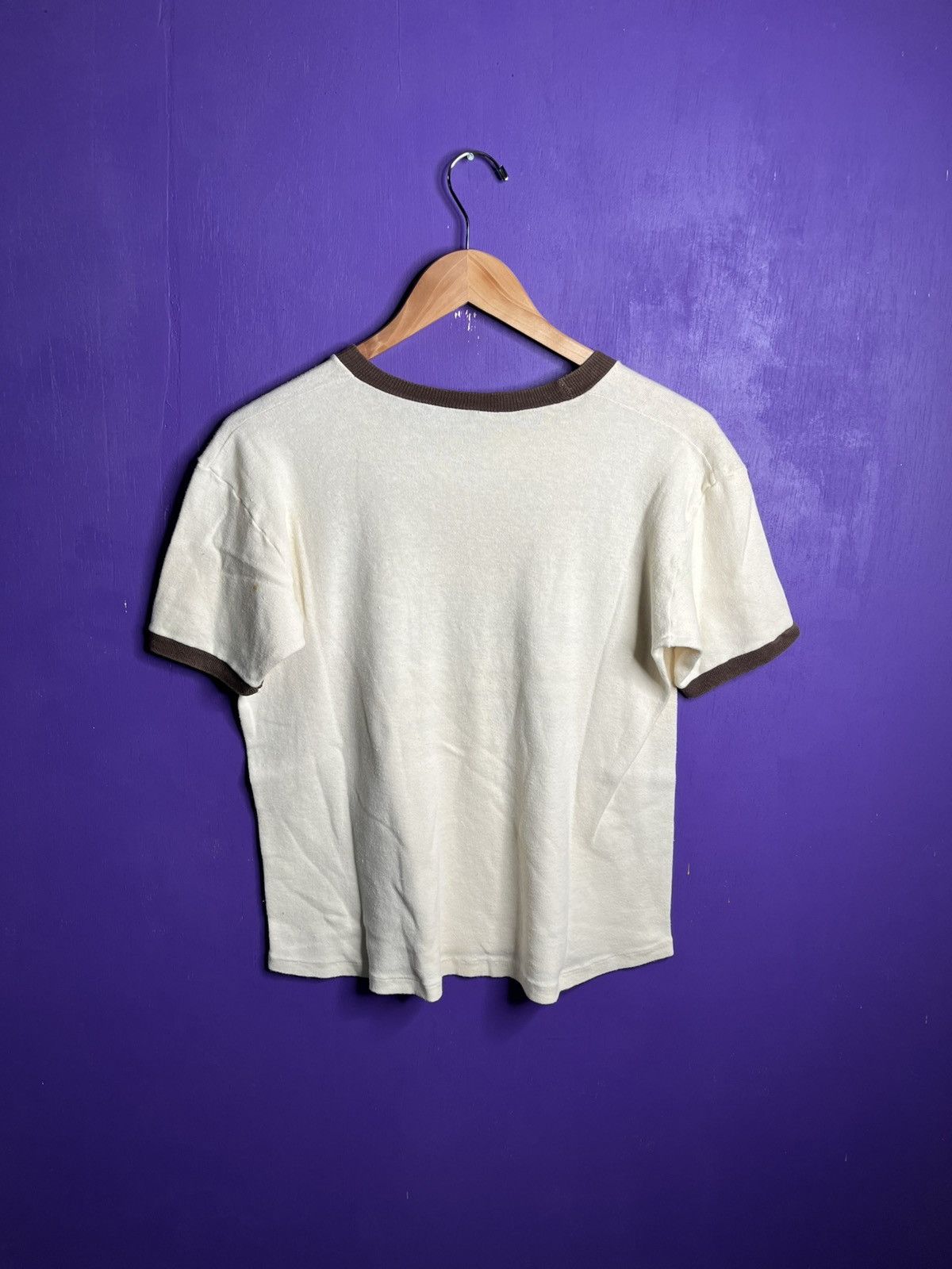 Vintage Vintage 70s somewhere behind Mt Rushmore ringer tee Size US M / EU 48-50 / 2 - 2 Thumbnail