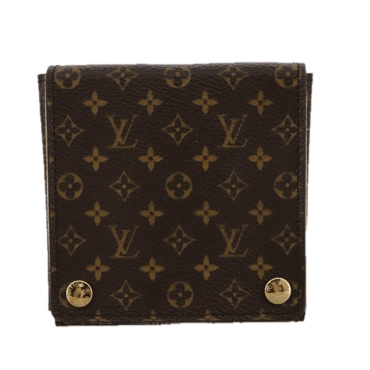 Louis Vuitton Earrings Brown Canvas Wallet (Pre-Owned) Size ONE SIZE - 1 Thumbnail
