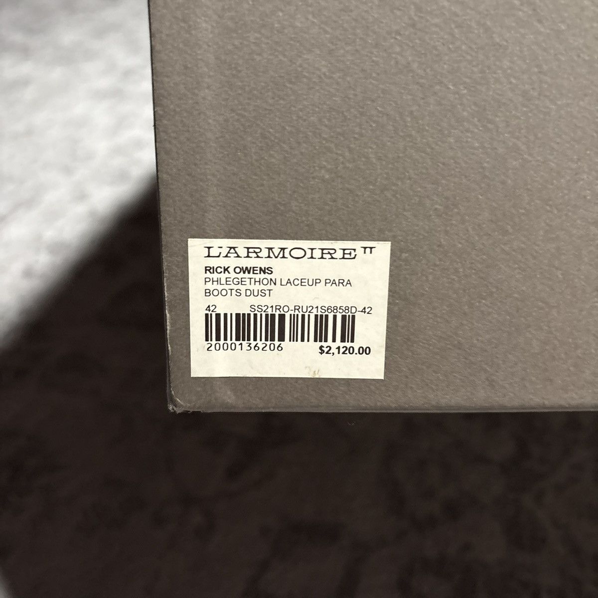 Rick Owens Rick Owens Mainline SS21 Phlegethon Para Combat Boots Dust Size US 9 / EU 42 - 14 Thumbnail