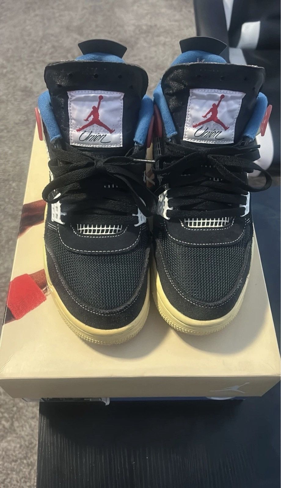 Jordan Brand × Union LA Air Jordan 4 Retro Union LA Off Noir Size US 9.5 / EU 42-43 - 1 Thumbnail