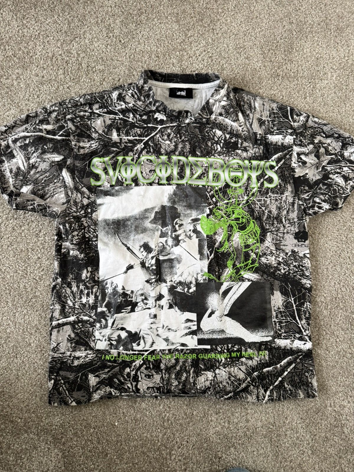 G59 Records $uicideboy$ G59 Razor V Camo Size M T Shirt Size US M / EU 48-50 / 2 - 1 Thumbnail