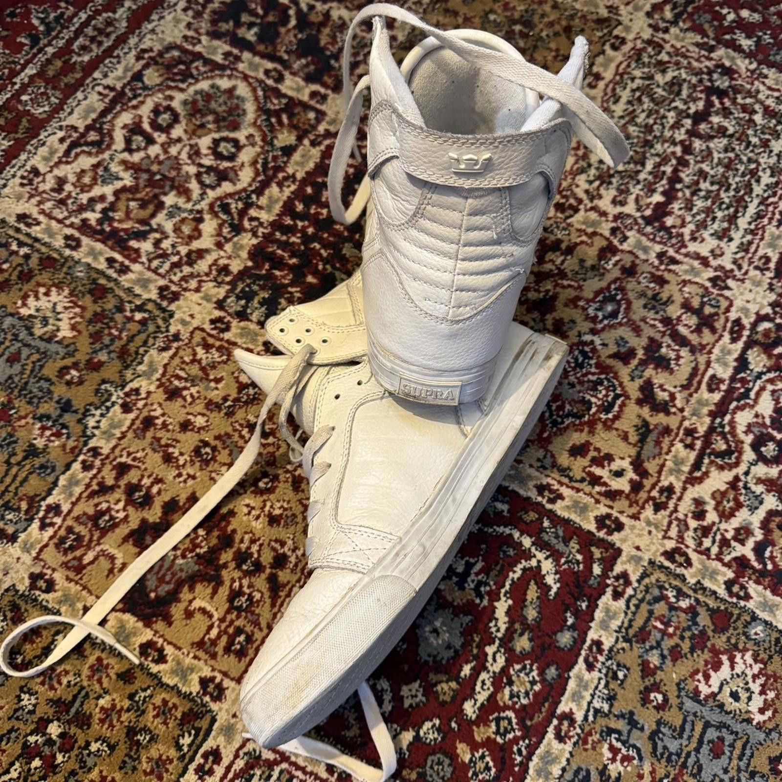 Supra All white chad muska supra’s Size US 11 / EU 44 - 6 Thumbnail