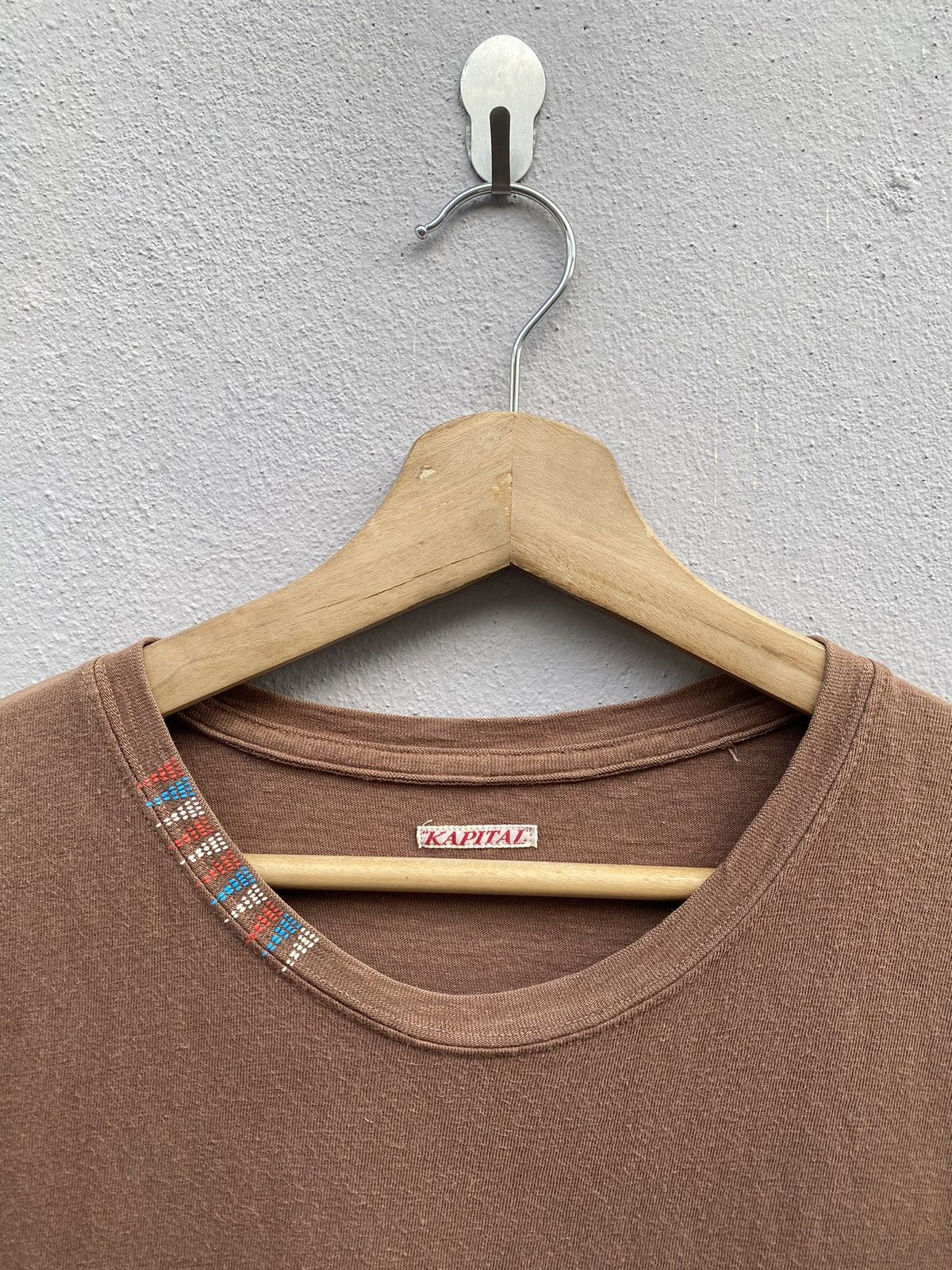 Kapital Kapital Navajo Motive Hand Painted Pocket Tshirt Size US M / EU 48-50 / 2 - 2 Thumbnail