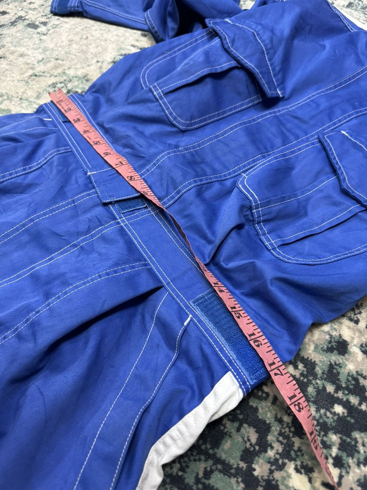 Japanese Brand × Vintage KATAYAMA COLLEGE AUTOMOTIVE TECH BIB OVERALL ORANGE TAB Size US 32 / EU 48 - 7 Thumbnail