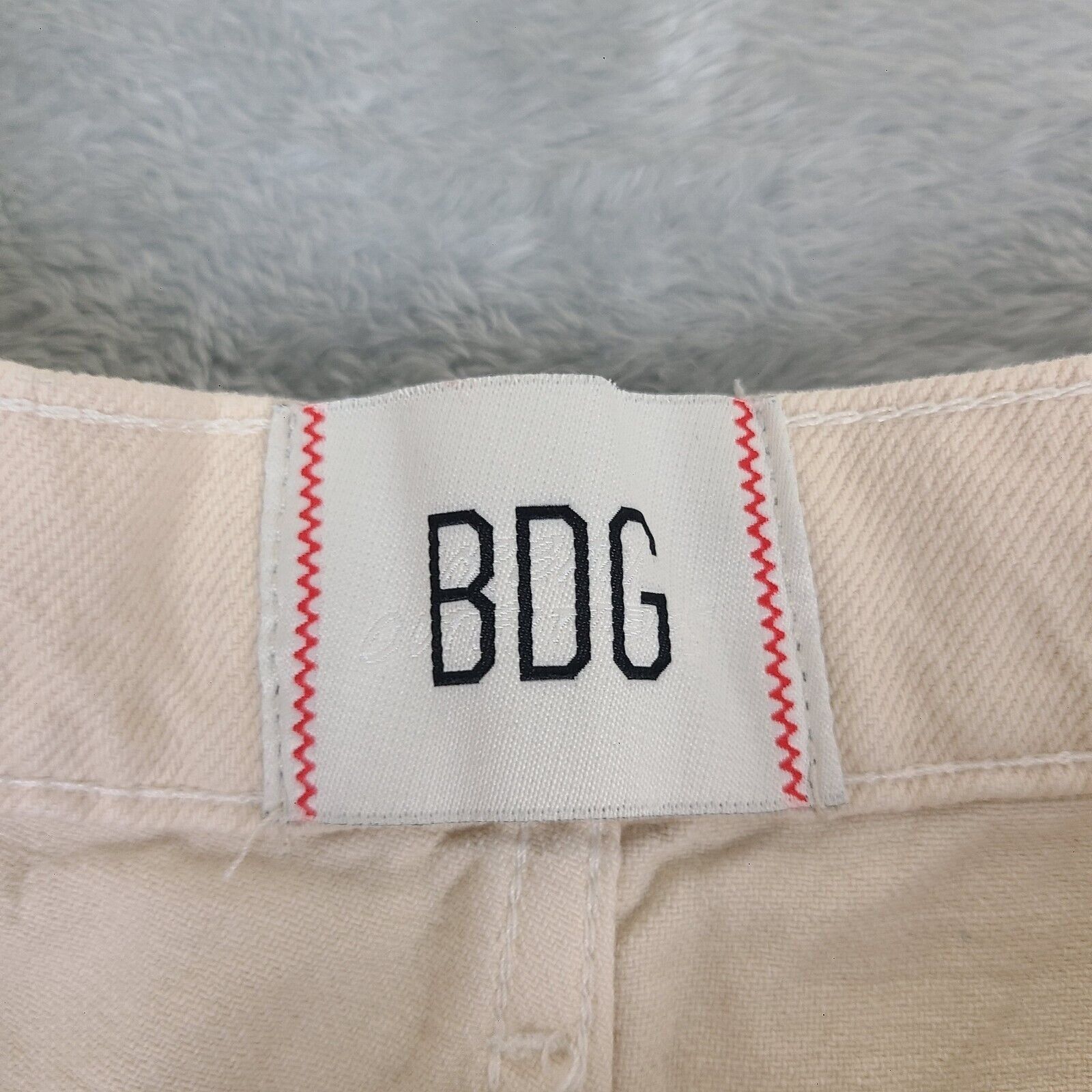 Bdg BDG Jeans Womens Size 31 Tan High and Wide Crop Casual Deni Size 31" - 2 Thumbnail