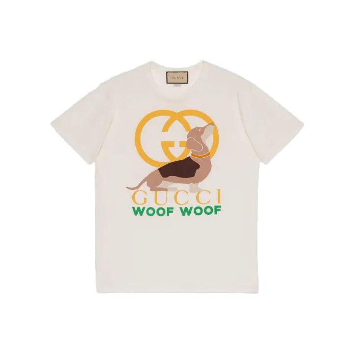 Gucci Gucci Woof Woof Printed Short Sleeve T-Shirt Size XXS / US 00 / IT 34 - 1 Thumbnail