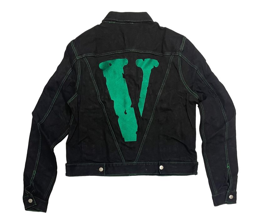 Vlone denim hot sale jacket green