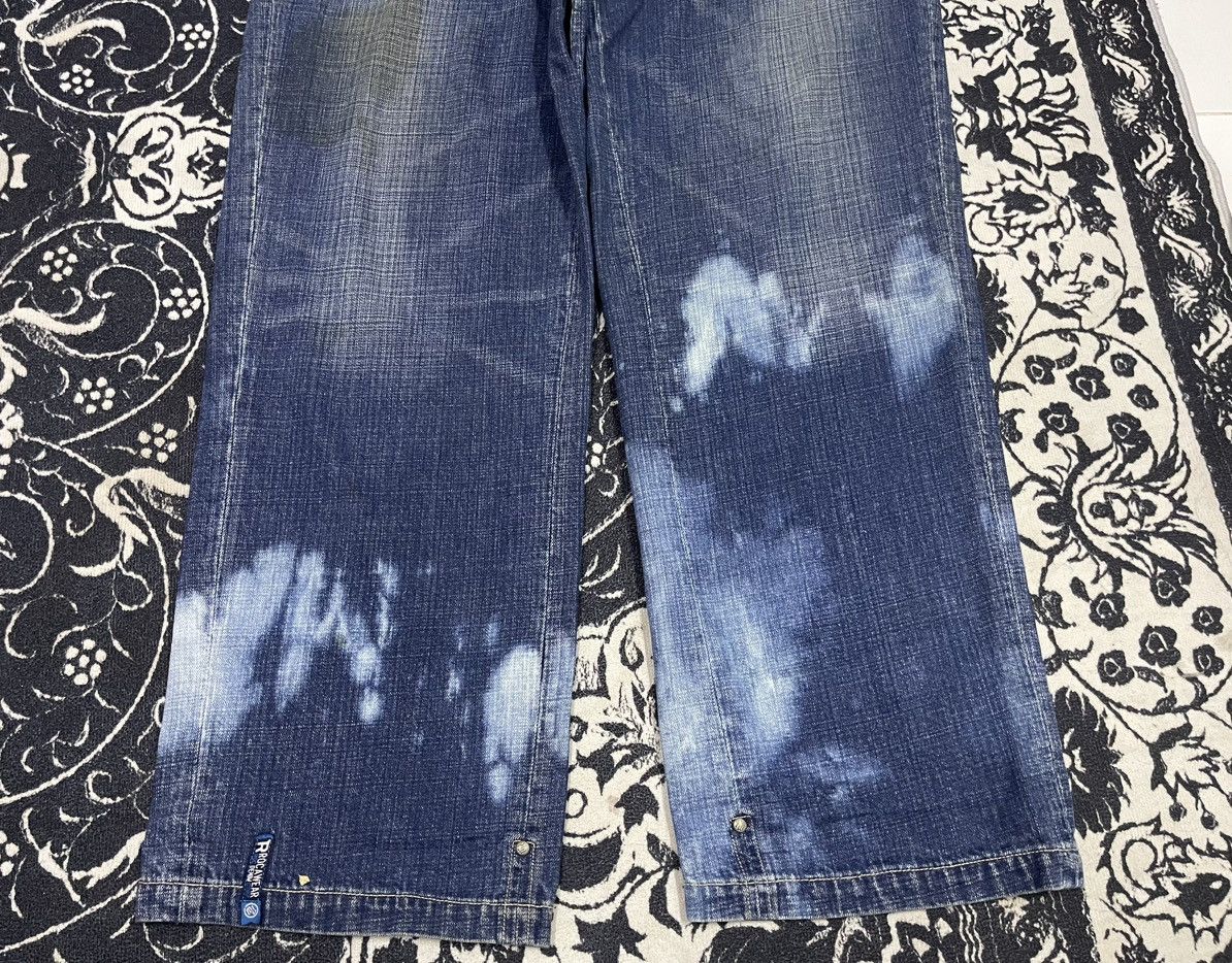 Rocawear 2000s ROCAWEAR BAGGY JEANS ACID SPLASH DESIGN Size US 36 / EU 52 - 4 Thumbnail
