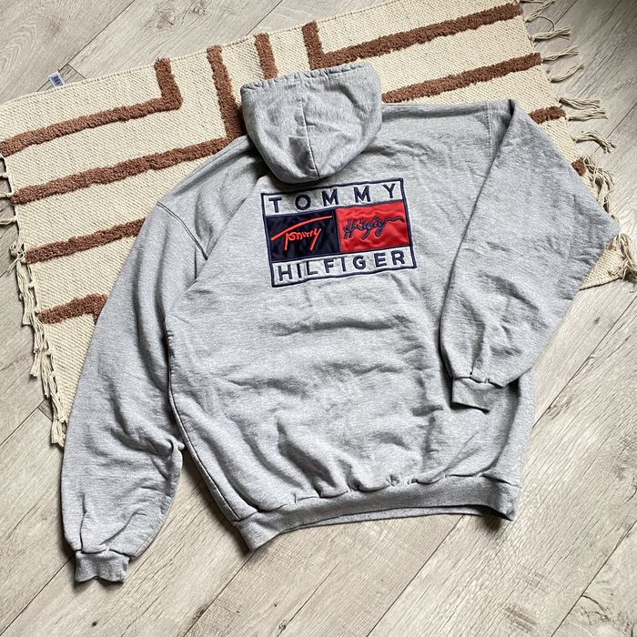 Vintage hoodie best sale tommy hilfiger