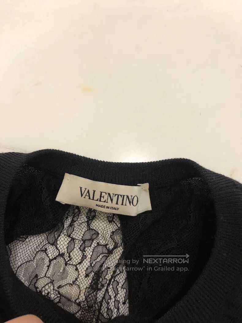 Other Valentino Knitted lace shawl top Size L / US 10 / IT 46 - 2 Thumbnail