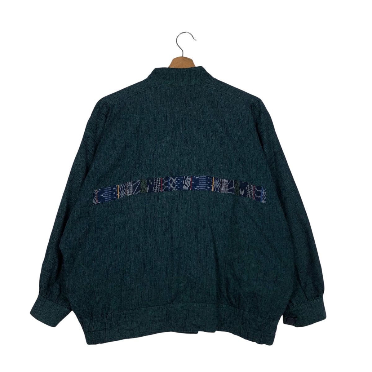 Japanese Brand Rich Green Vintage Bomber Jacket Unknown Brand Issey Miyake Size US M / EU 48-50 / 2 - 9 Thumbnail
