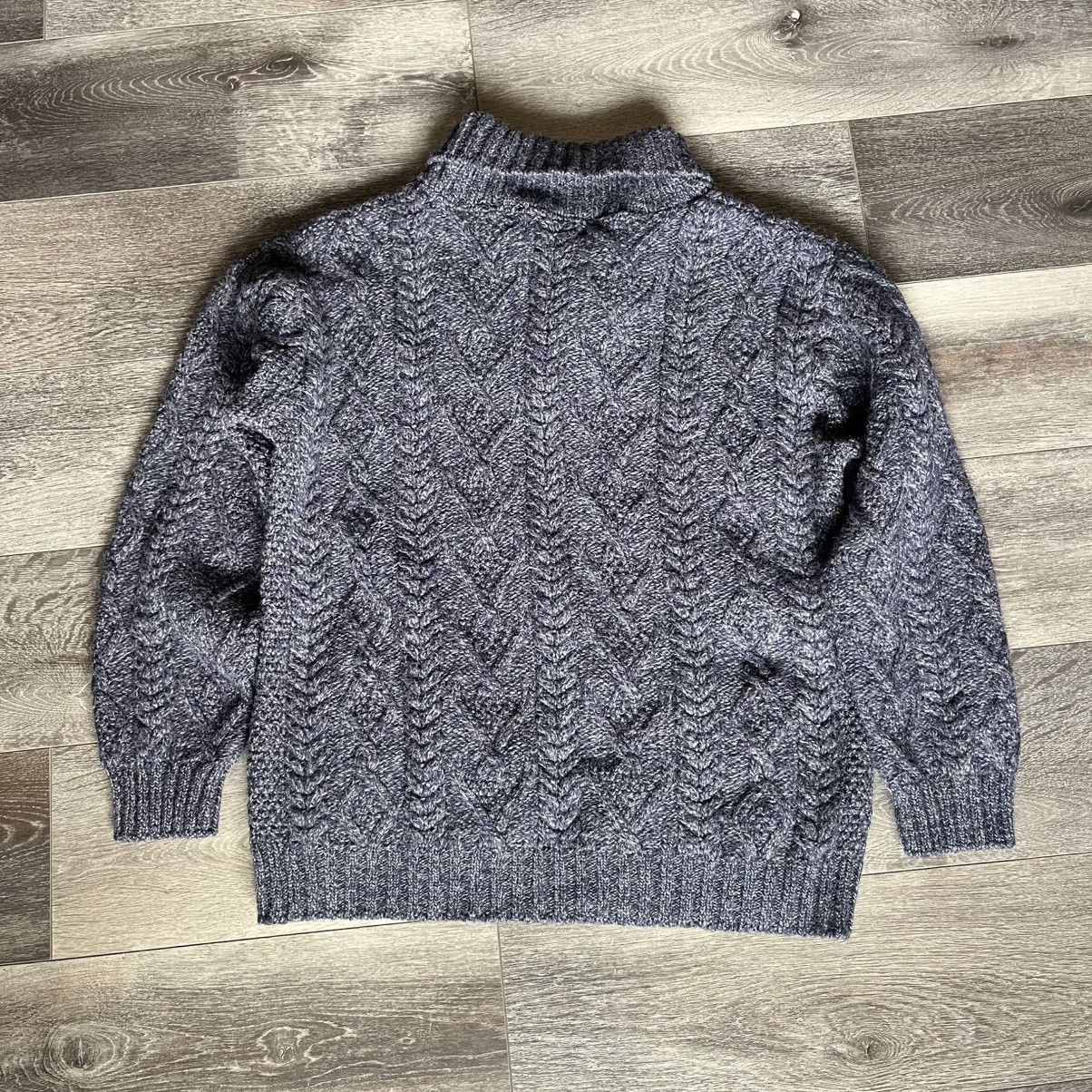 Aran Crafts Vintage Aran Crafts Cable Knit Shawl Collar Wool Sweater Size US L / EU 52-54 / 3 - 2 Thumbnail