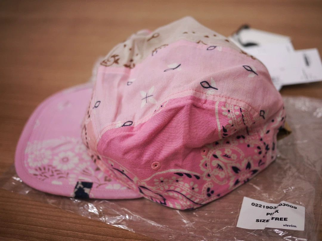 Visvim Visvim 21AW ICT Camp Cap Pink Bandana In Stock Size ONE SIZE - 5 Thumbnail