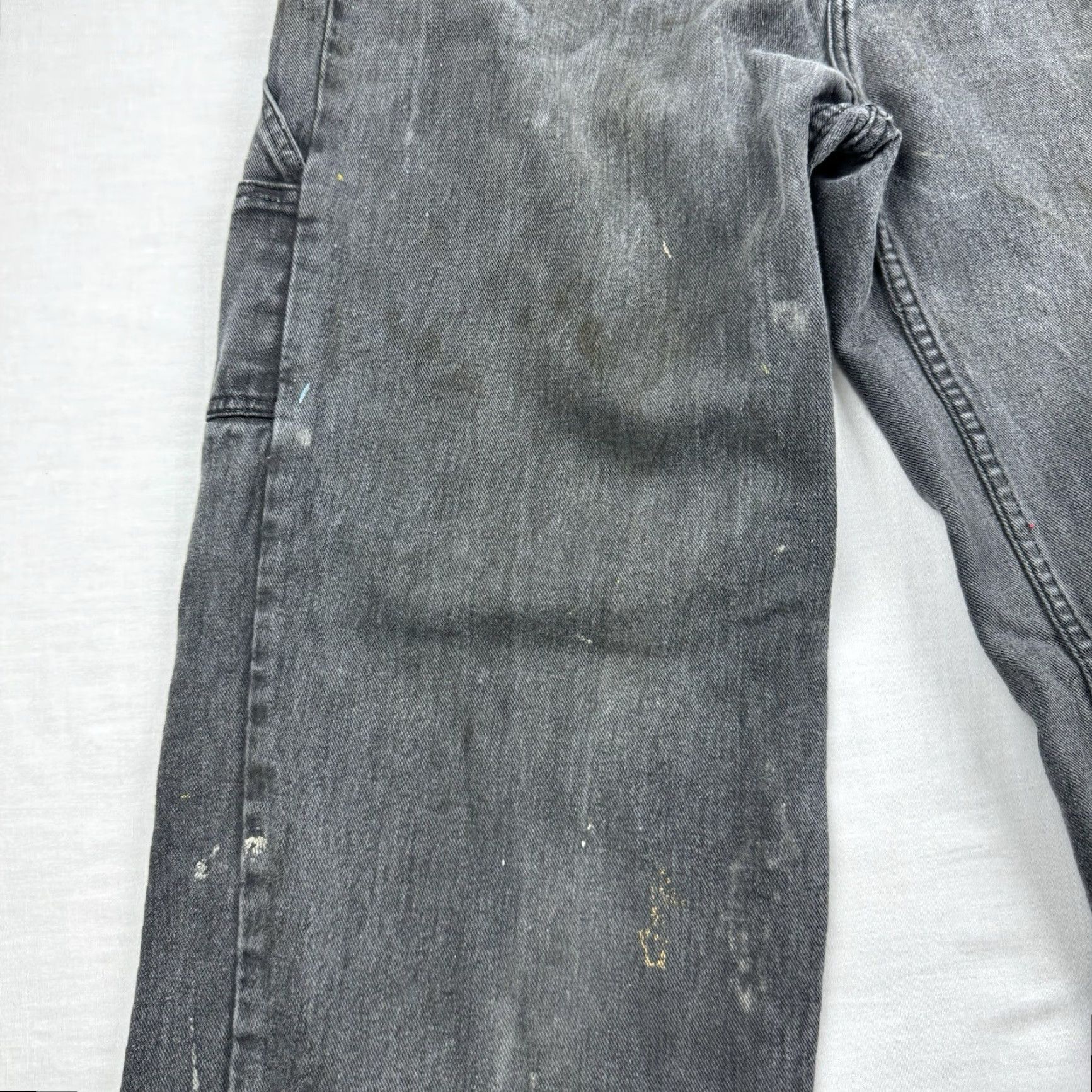 Vintage VINTAGE Body Machine Jeans Relaxed Fit Adult 33x32 Black Grunge 90s Y2K Punk Mens Size US 33 - 6 Thumbnail