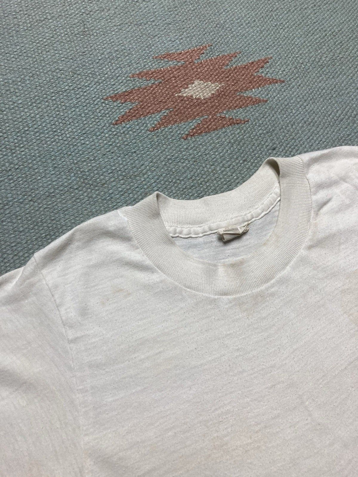 Vintage 70s blank white t shirt fruit loom boys 10 women’s baby tee Size XXS / US 00 / IT 34 - 4 Thumbnail