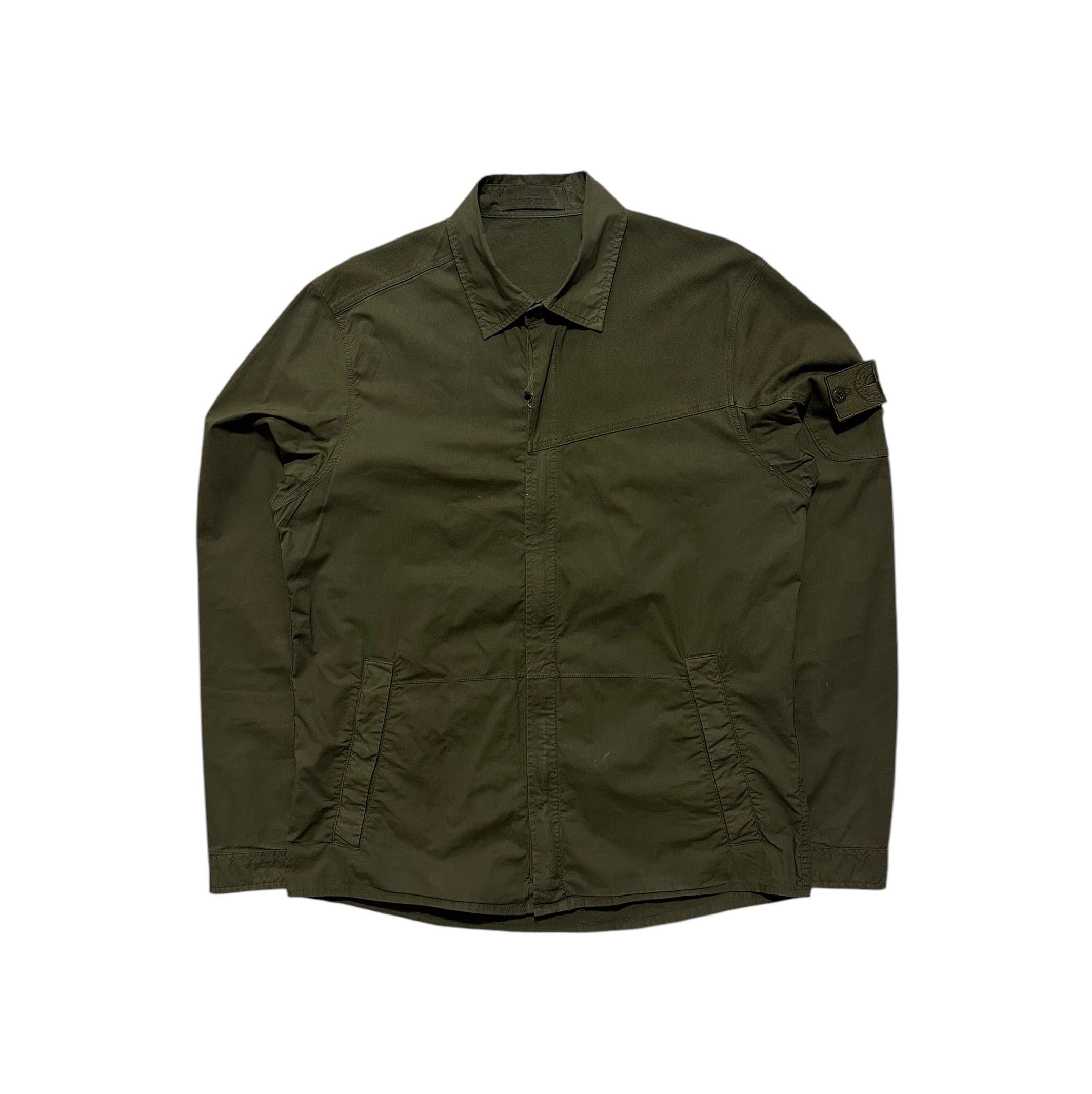 Stone Island Stone Island Ghost Zip Up Overshirt Grailed