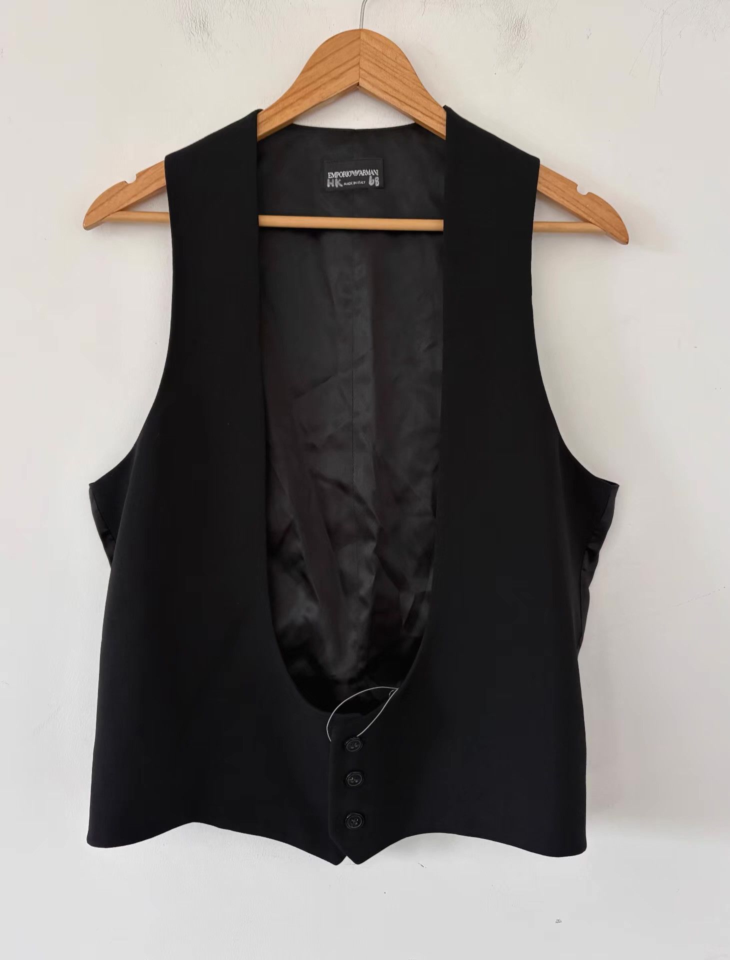Emporio Armani Men's Wool-blend Evening Waistcoat Ｑ21