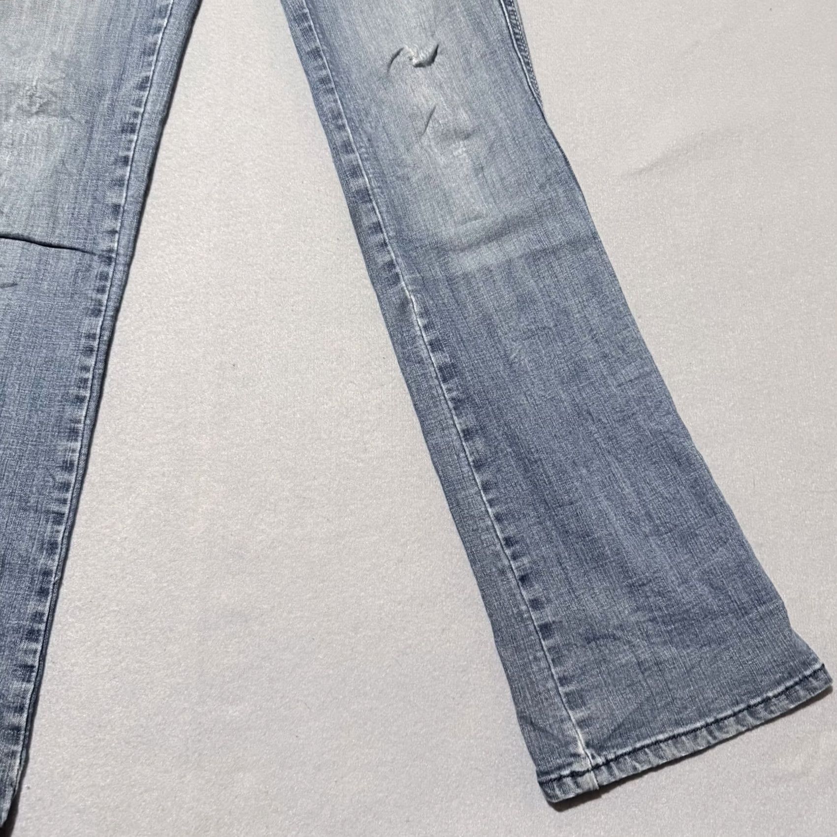 Wrangler Wrangler Jeans Women's Blue Denim Mid Rise Bootcut Zip Fly 26x31 Size 26" / US 2 / IT 38 - 6 Thumbnail