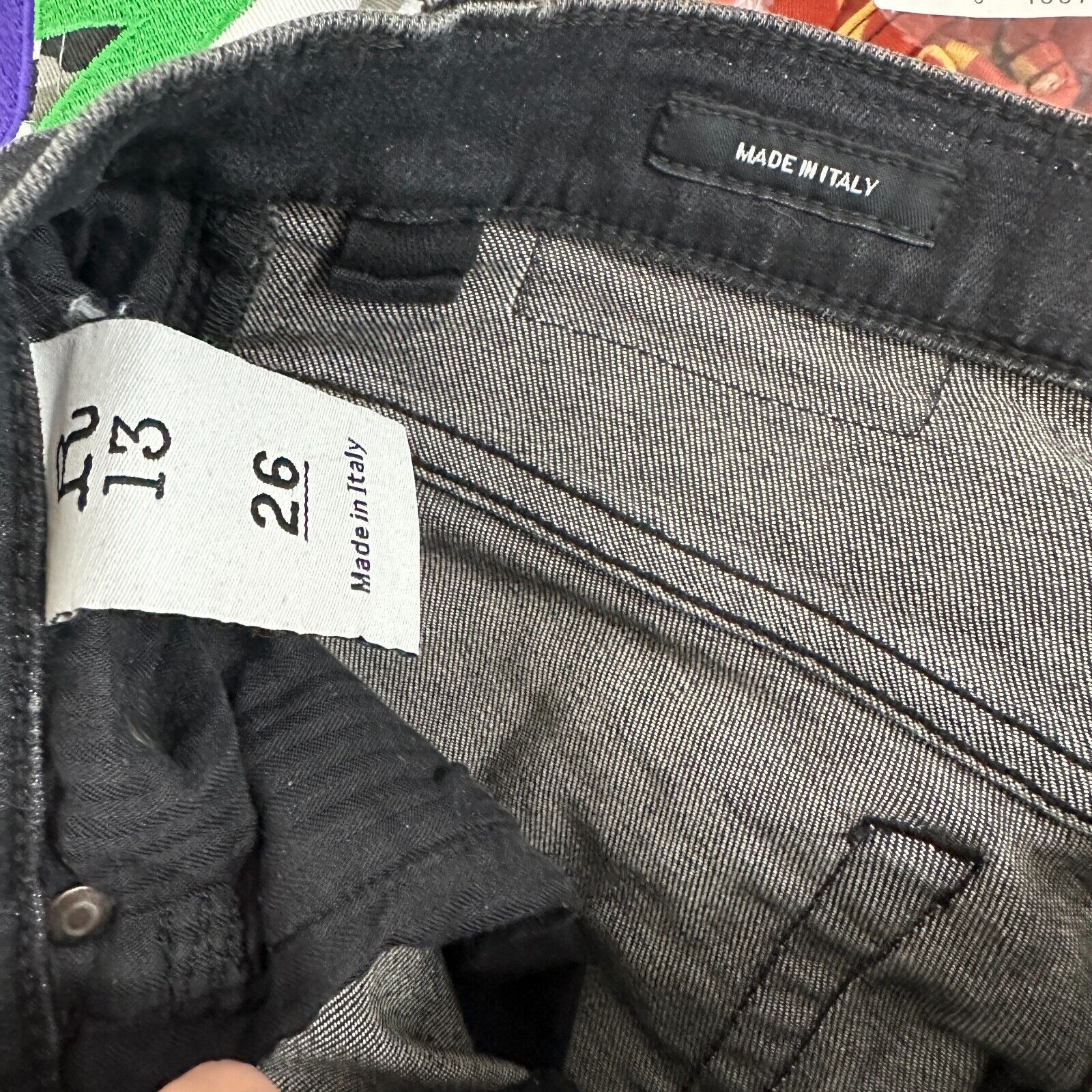 R13 R13 Aiden Stone Wash Skinny Jeans Distressed Knees & Hem 26 Size 26" / US 2 / IT 38 - 7 Thumbnail
