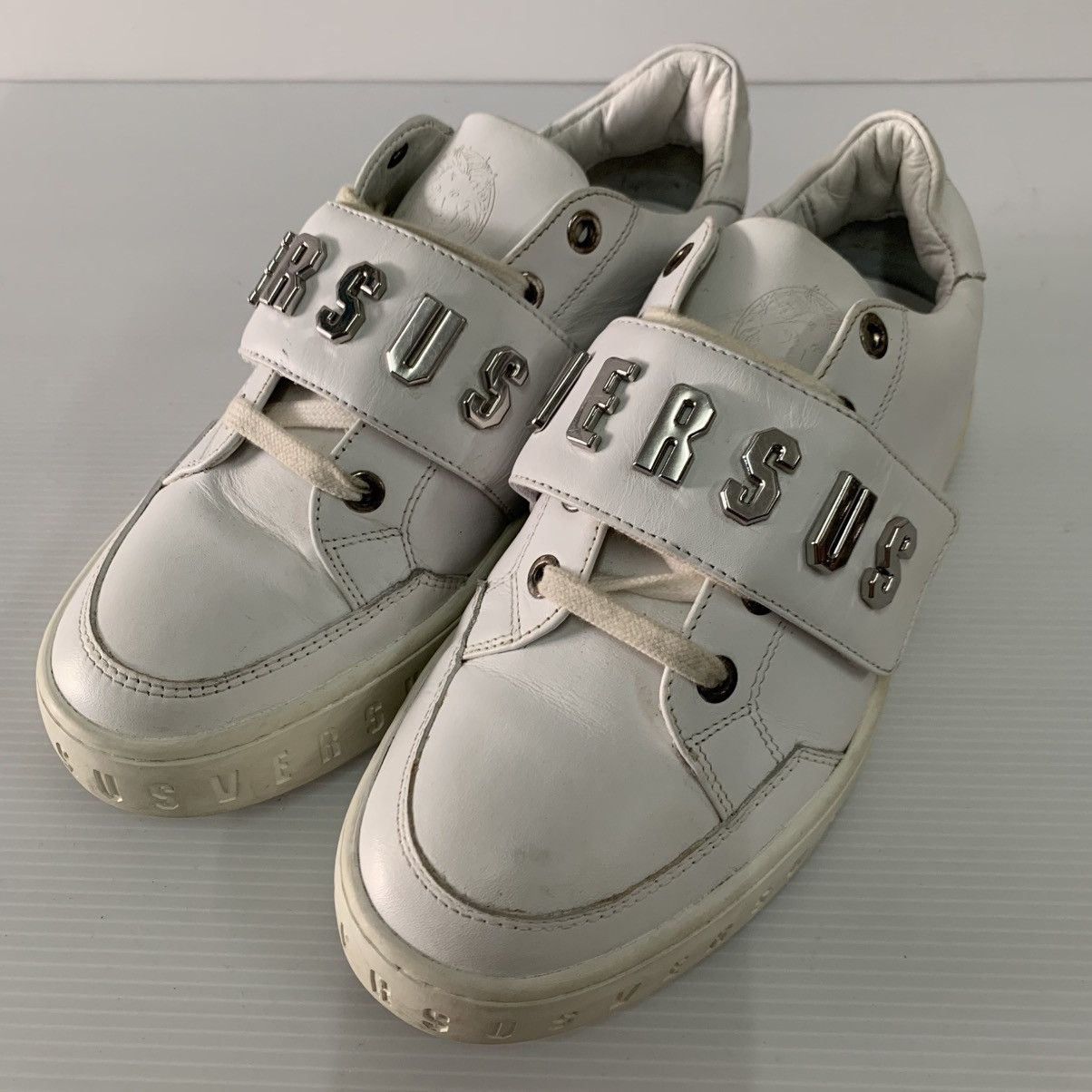 Versace Versus Versace Leather Shoes Size US 7 / IT 37 - 1 Thumbnail