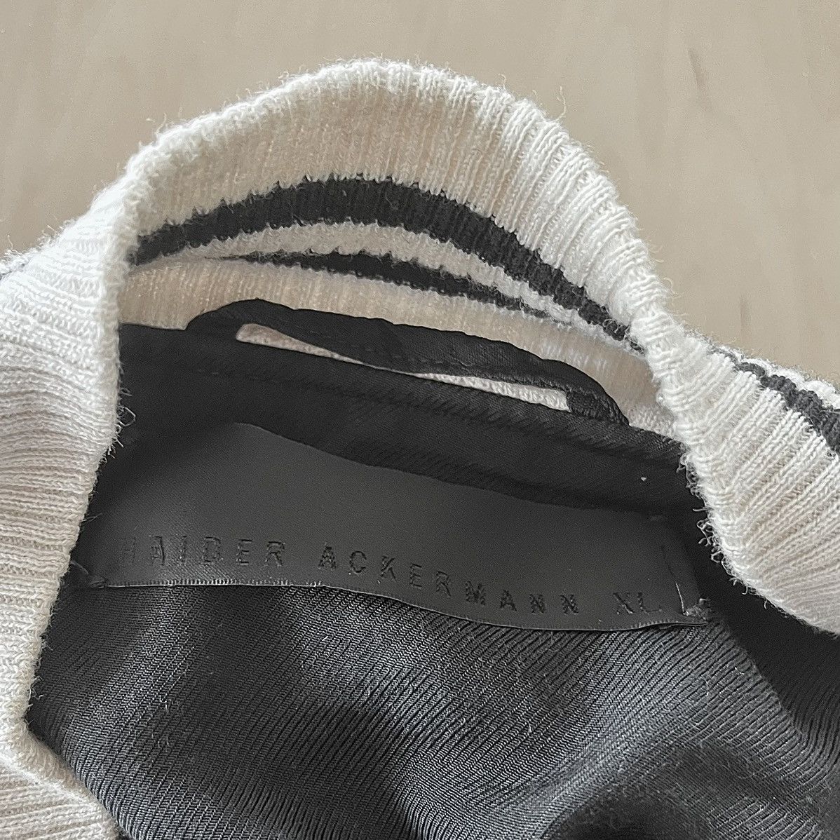 Haider Ackermann SS12 Haider Ackermann Linen Houndstooth Bomber Size US XL / EU 56 / 4 - 3 Thumbnail