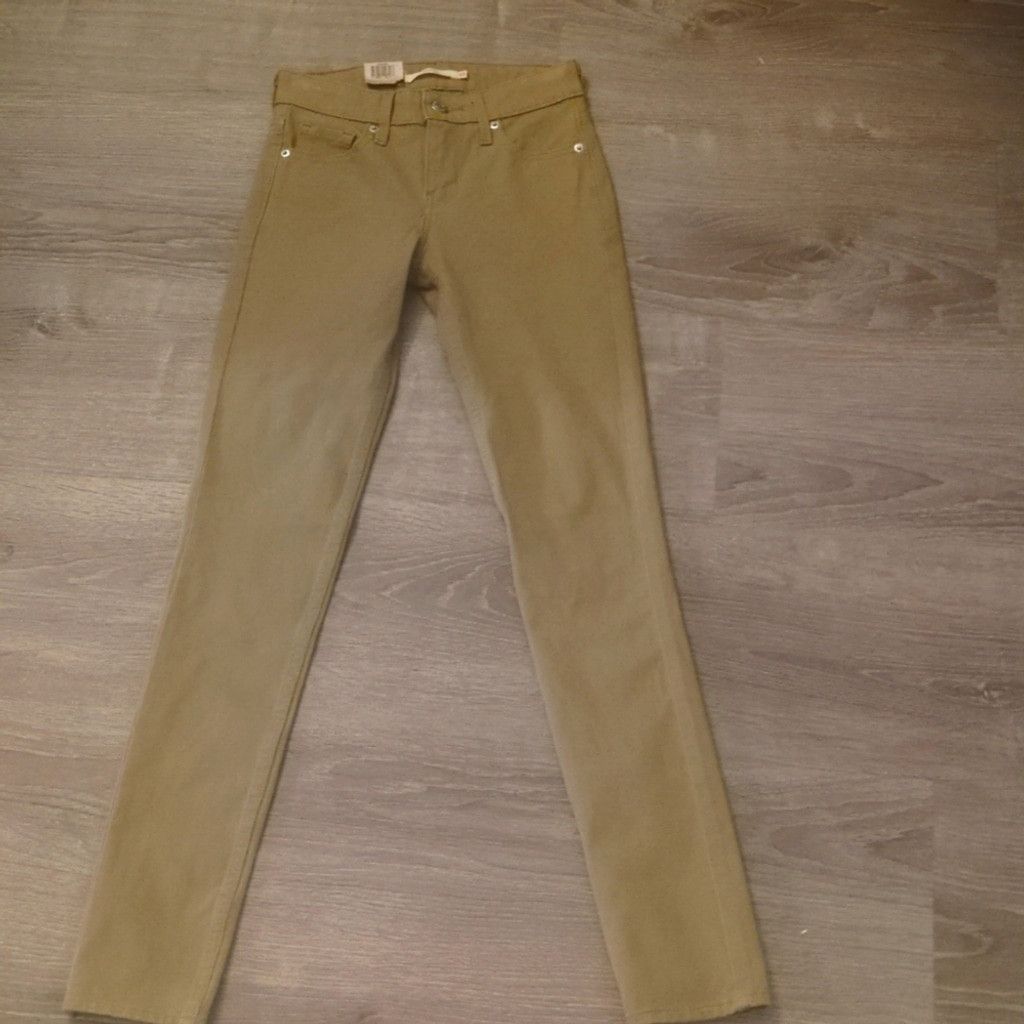 Levi's Levi's Tan 711 Skinny Mid Rise Jeans Size 23x30 Size 23" - 1 Thumbnail
